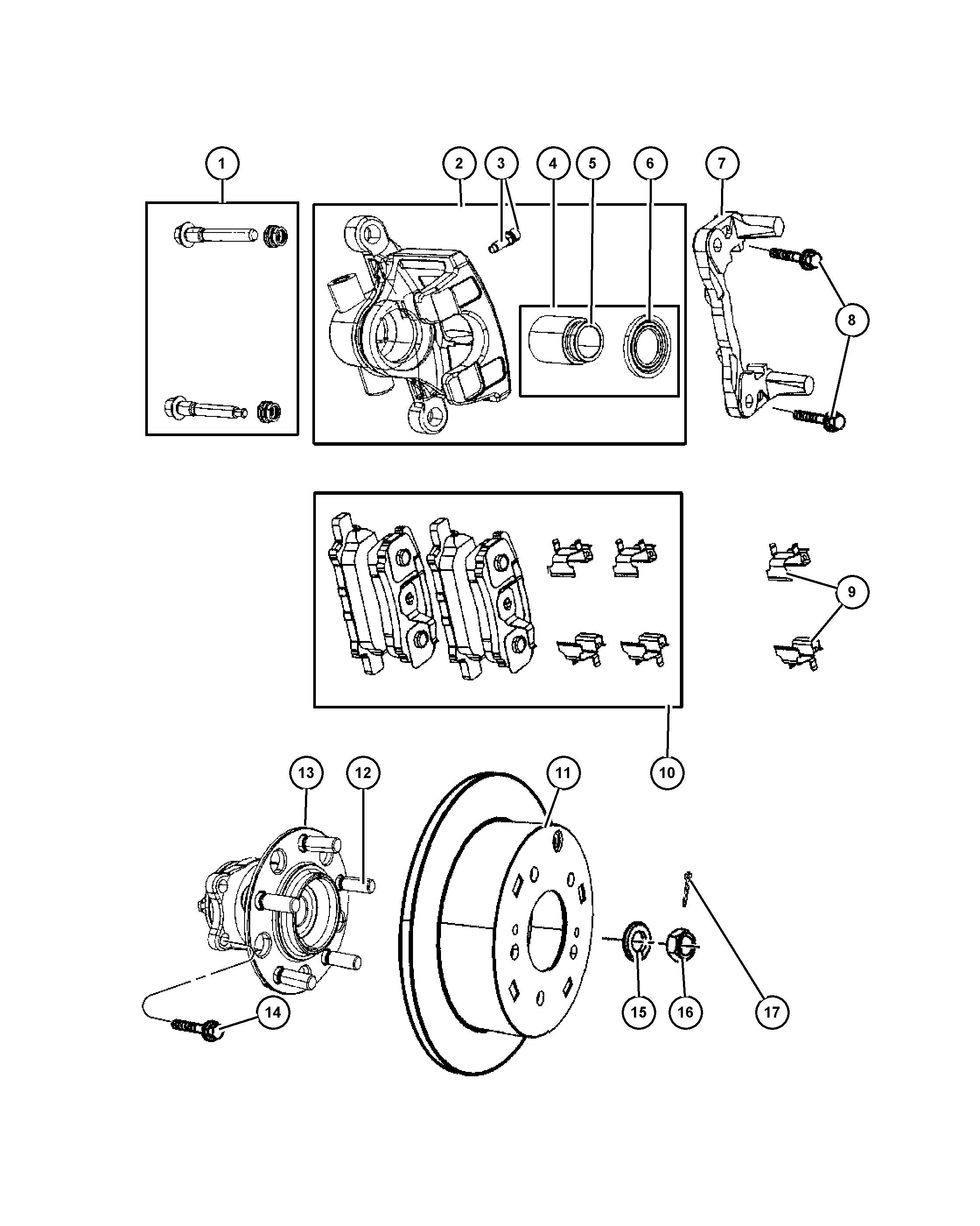 Chrysler 4766 719AA - Riteņa rumbas gultņa komplekts ps1.lv