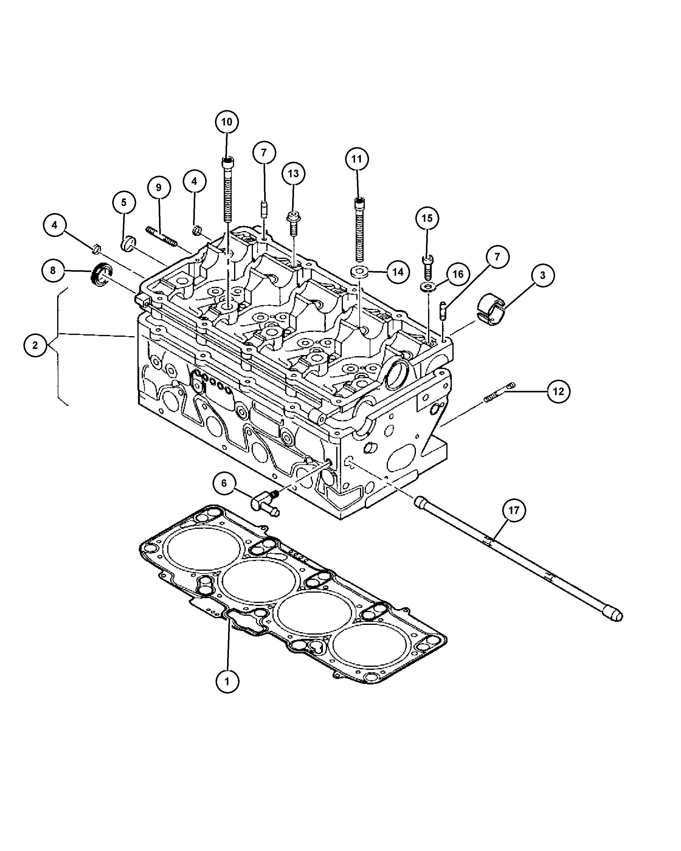 Chrysler 68001 272AA - Blīve, Motora bloka galva ps1.lv
