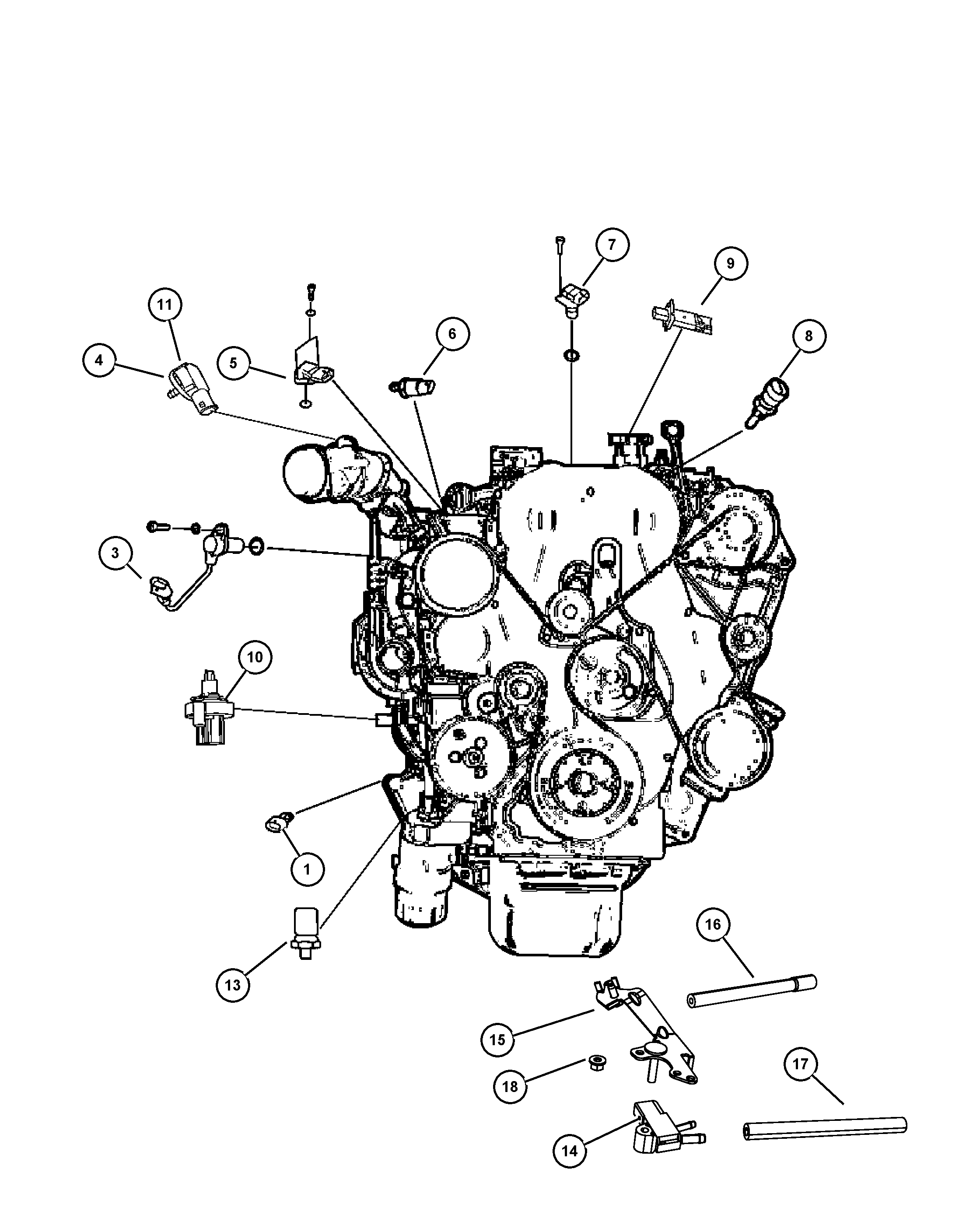 Chrysler 68031 593AA - Devējs, Pūtes spiediens ps1.lv