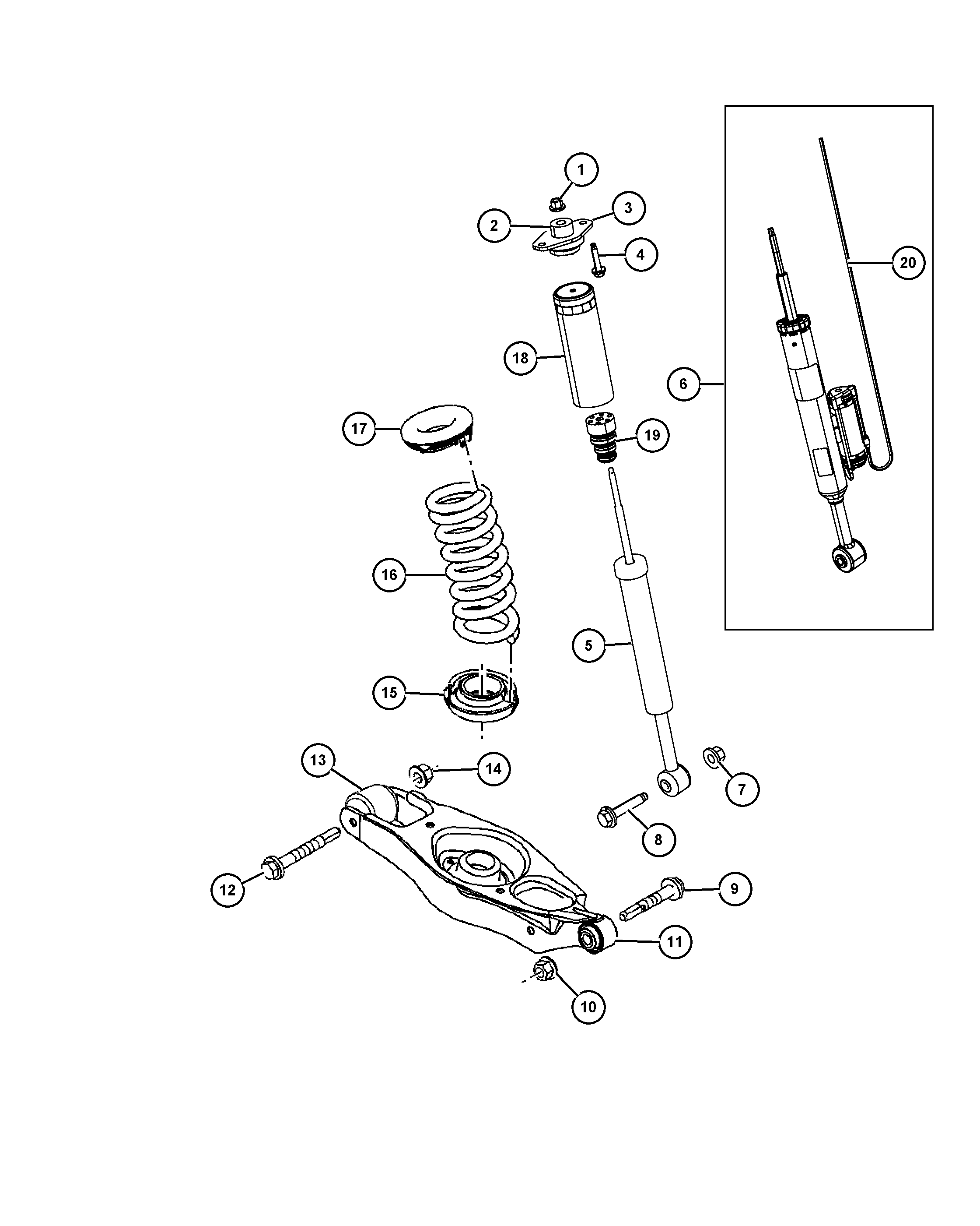 Chrysler 68229 216AA - Balst / Virzošais šarnīrs ps1.lv