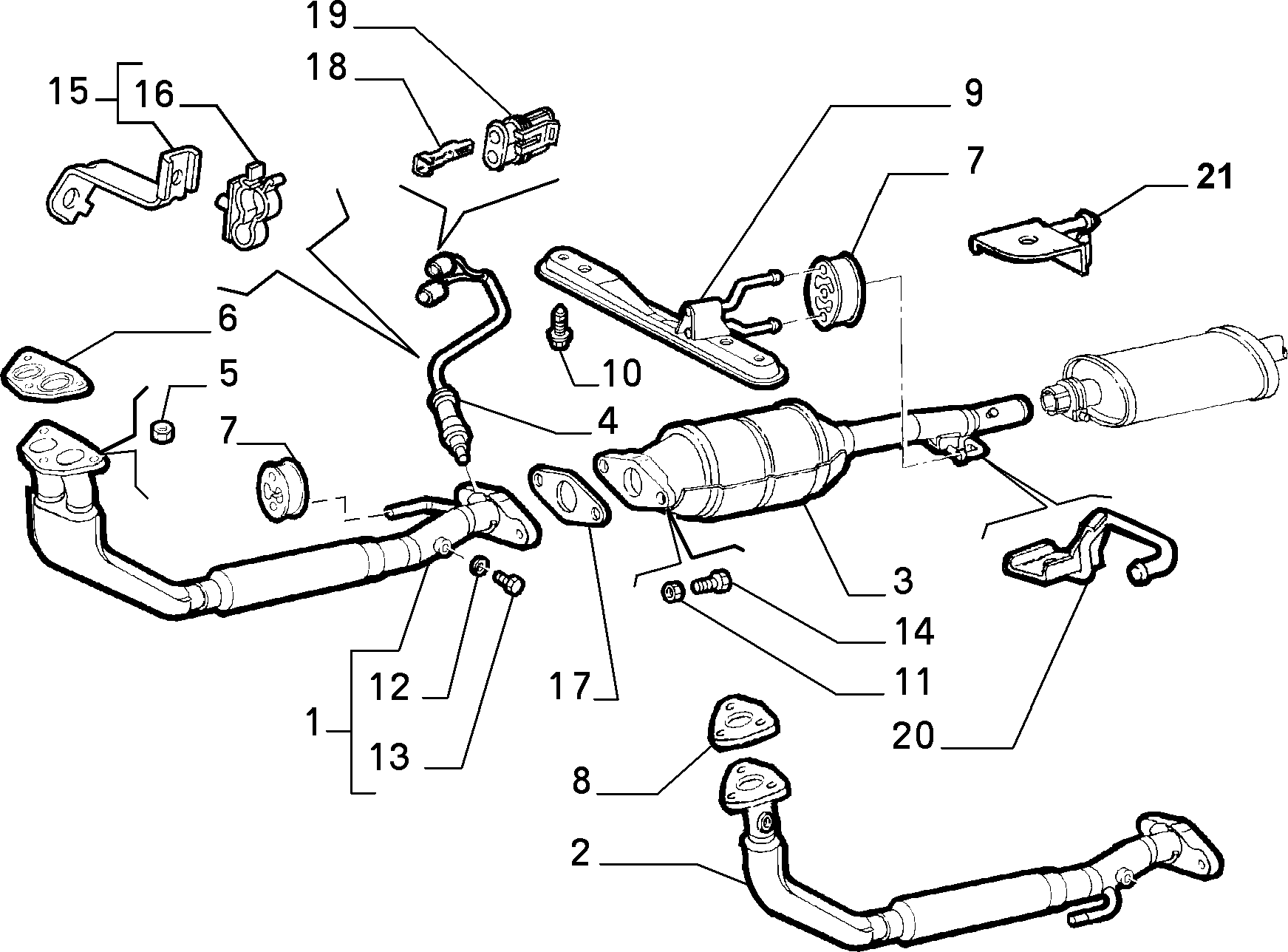 FIAT 46417969 - Lambda zonde ps1.lv