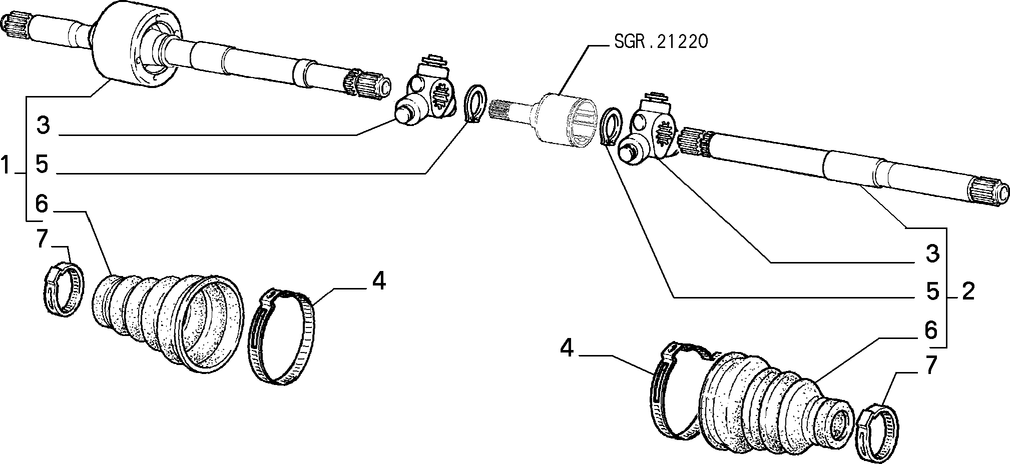 MAZDA 7739015 - SHAFT LH ps1.lv