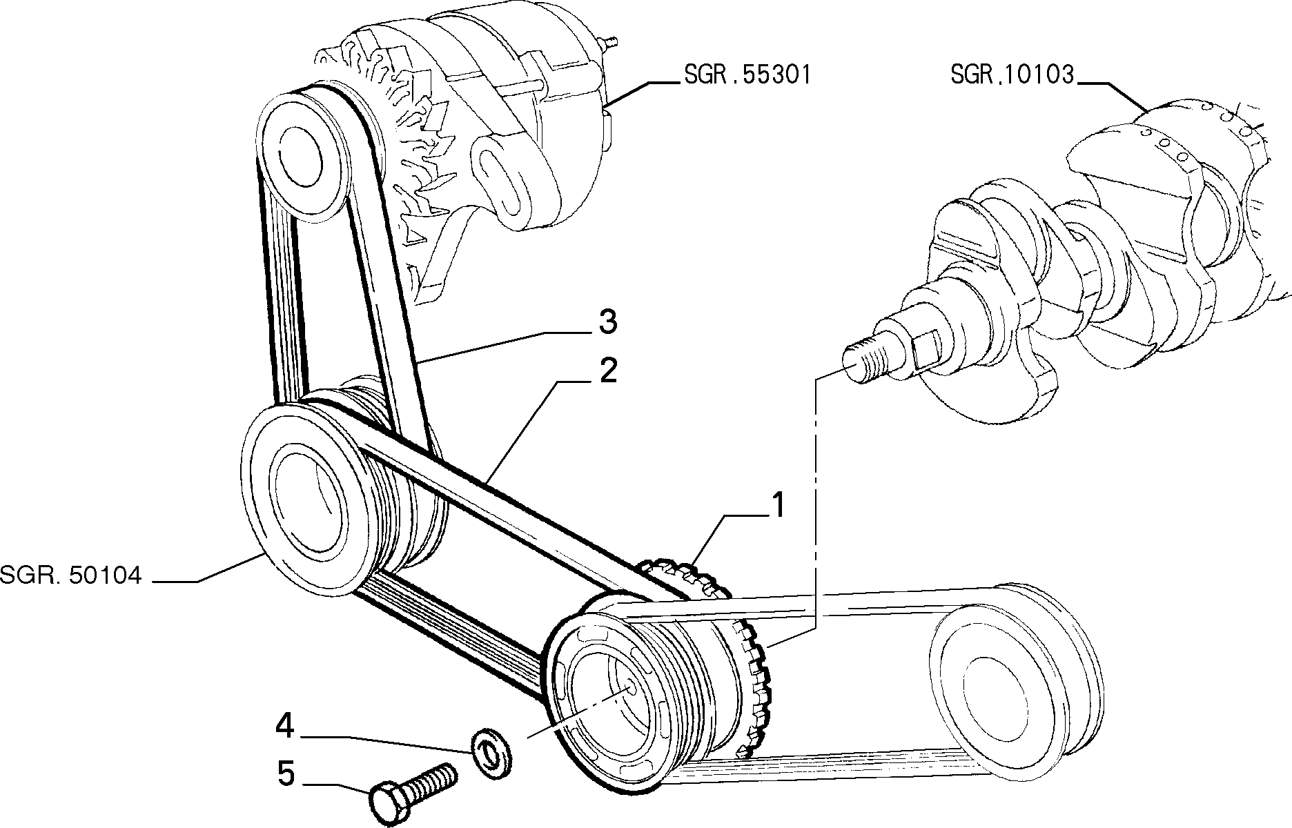 Lancia 46542303 - Ķīļrievu siksna ps1.lv