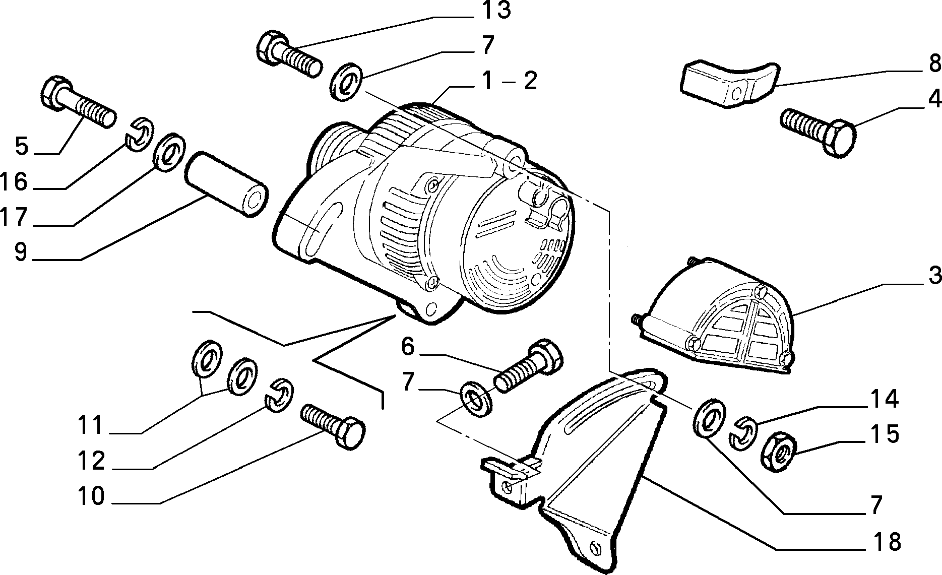 Alfa Romeo 46416343 - Ģenerators ps1.lv