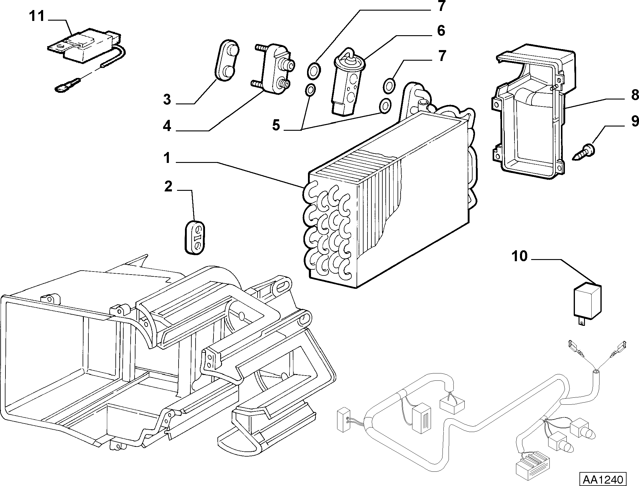 FIAT 1307750080 - Izplešanās vārsts, Gaisa kond. sistēma ps1.lv