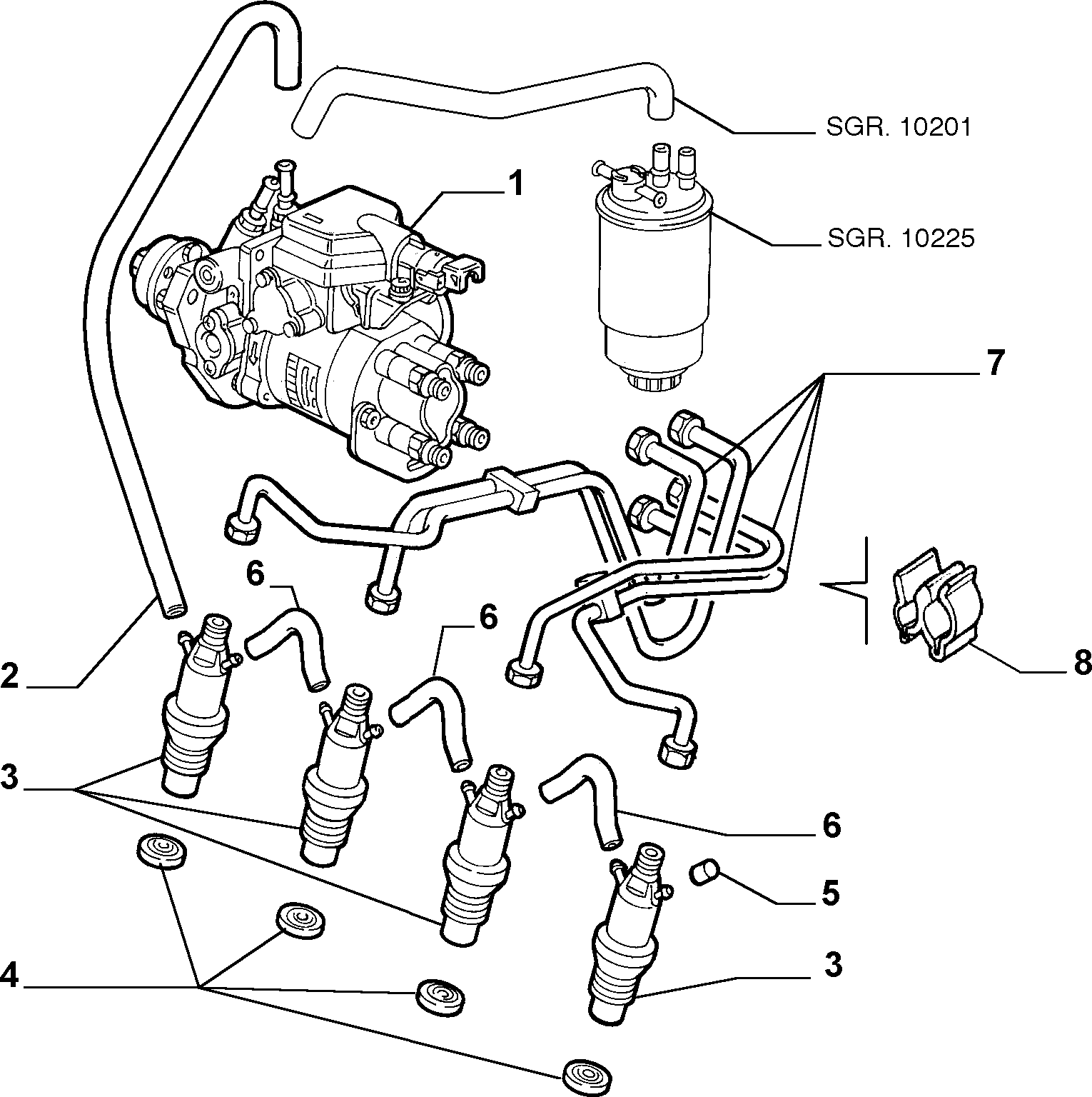 FIAT 7773728 - Siltumizolācijas paplāksne, Iesmidzināšanas sistēma ps1.lv