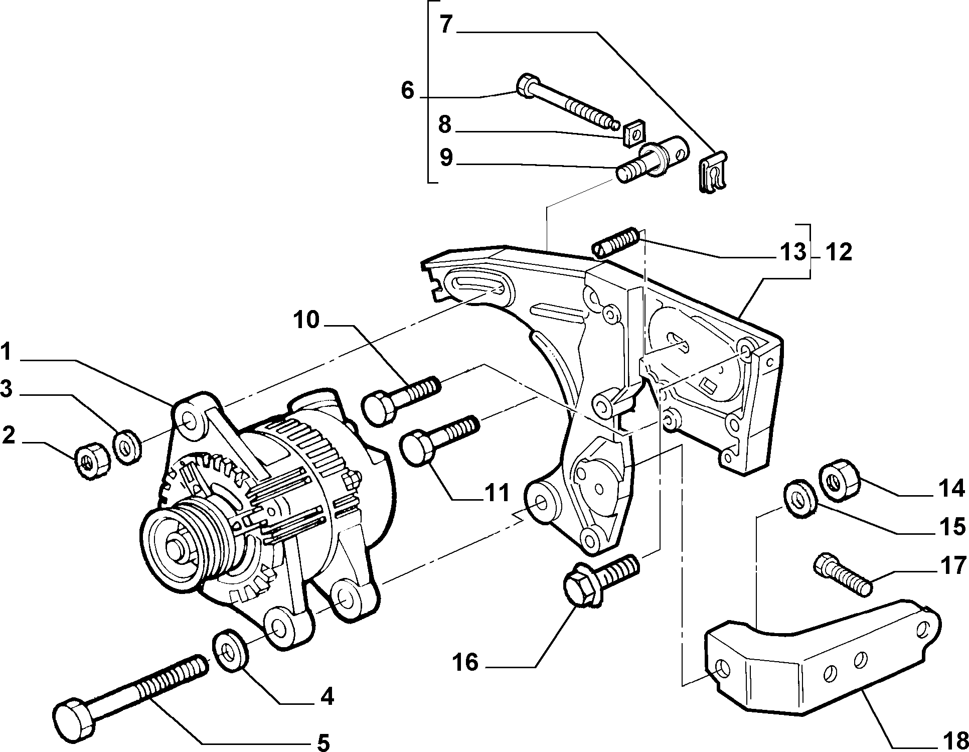 Alfa Romeo 46430527 - Ģenerators ps1.lv