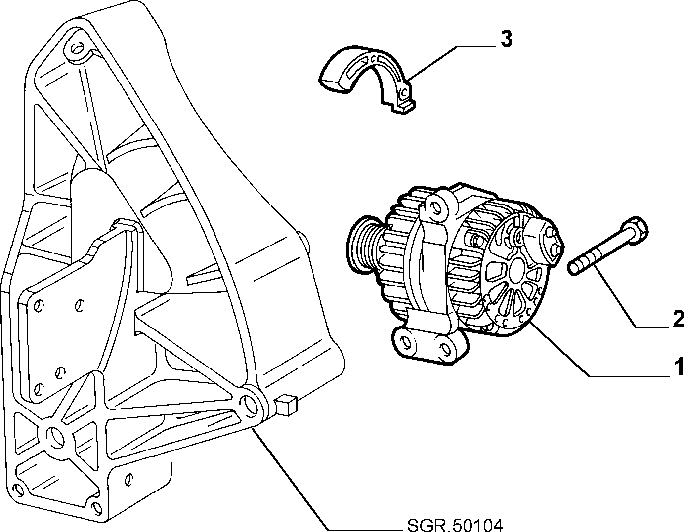 FIAT 46542889 - Ģenerators ps1.lv