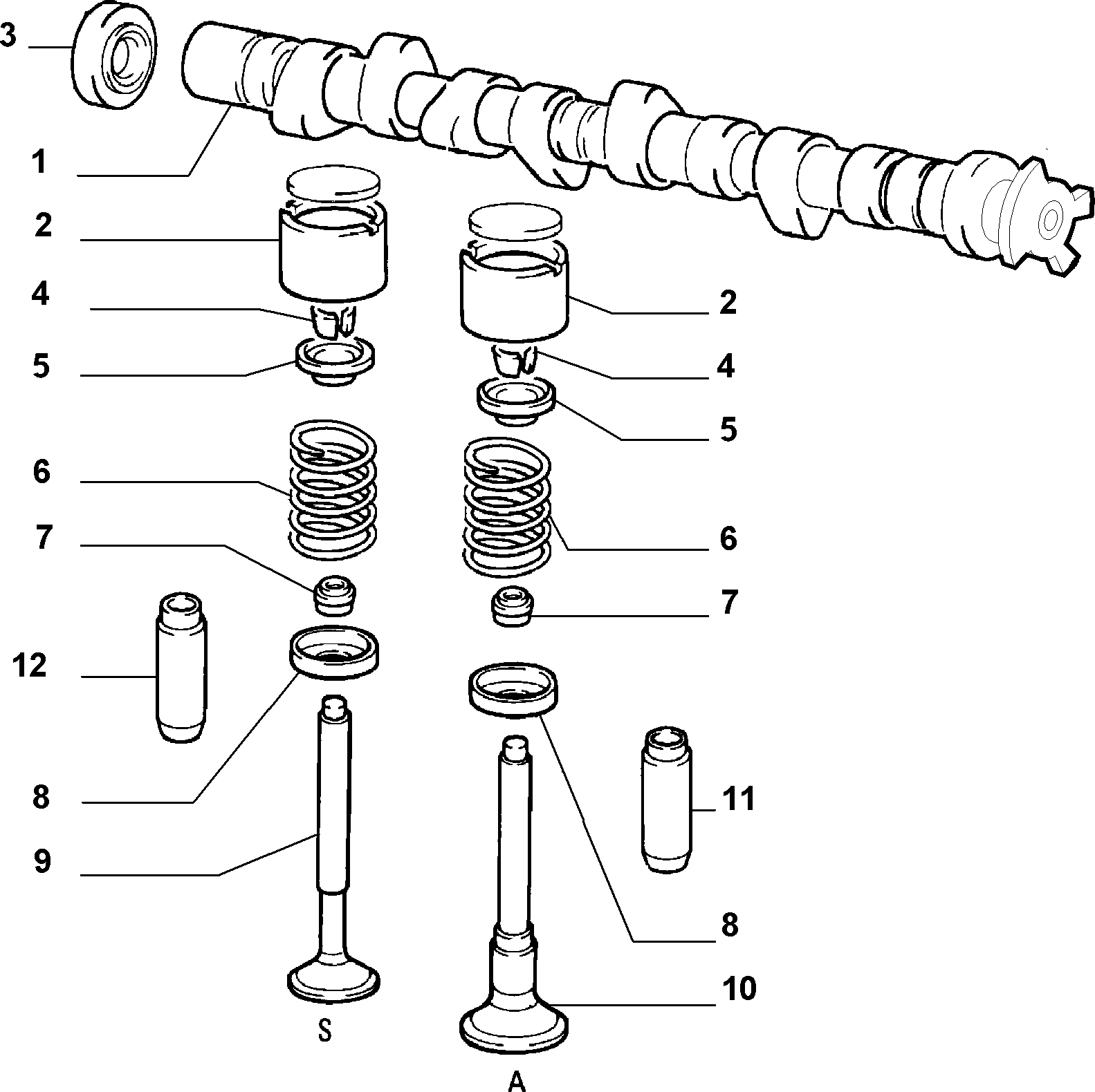 Chrysler 55195339 - Vārpstas blīvgredzens, Primārā vārpsta ps1.lv