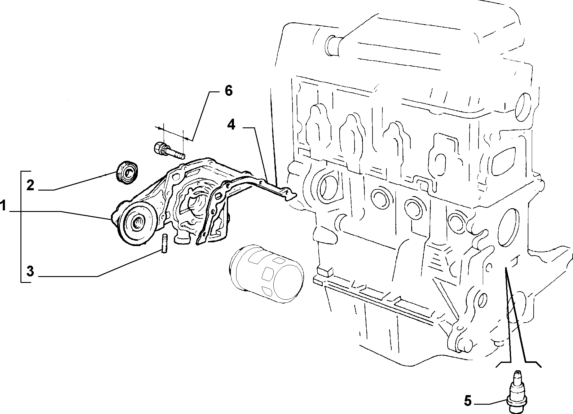 Alfa Romeo 71740681 - Vārpstas blīvgredzens, Kloķvārpsta ps1.lv