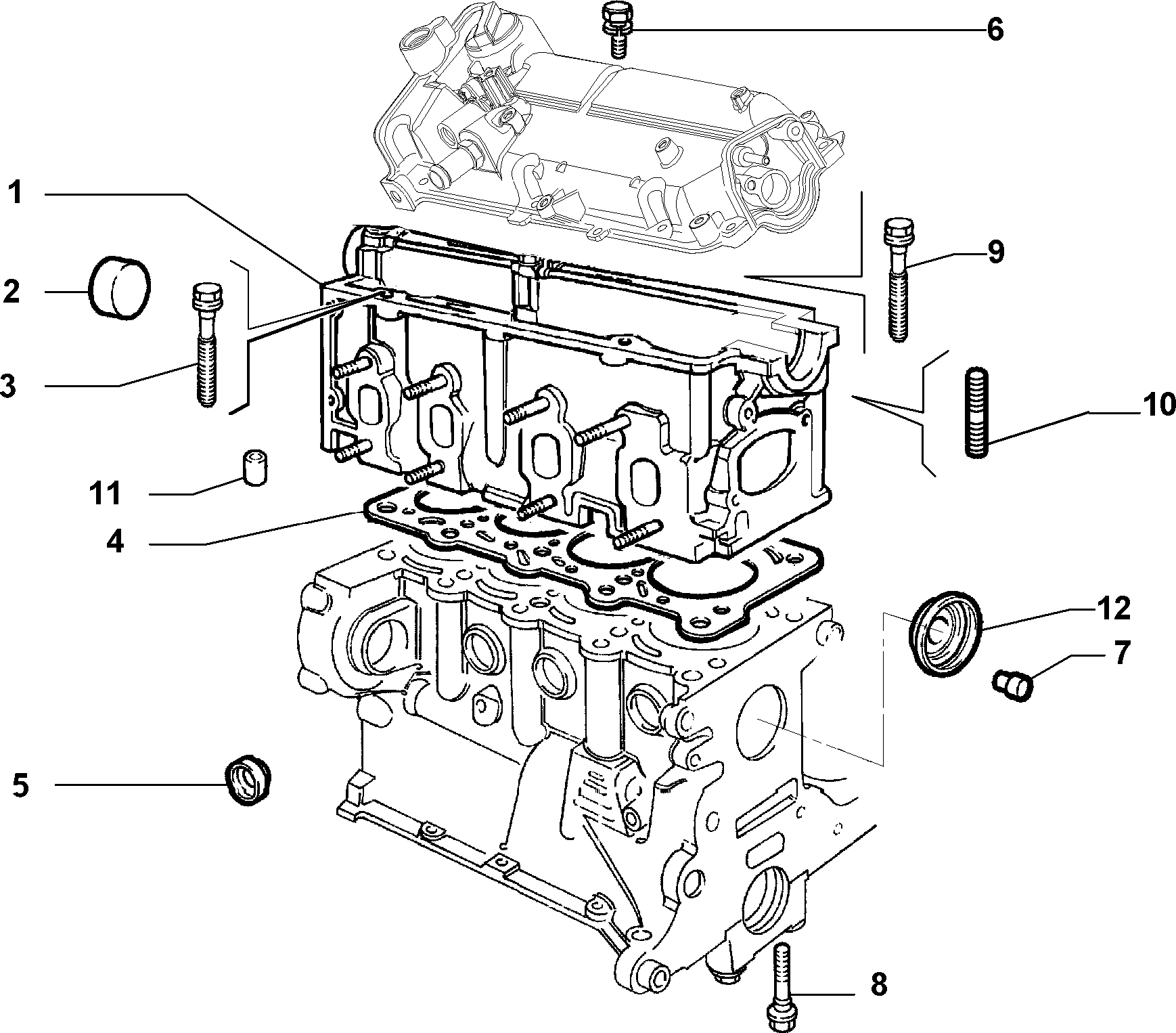 FIAT 55183371 - Blīve, Motora bloka galva ps1.lv