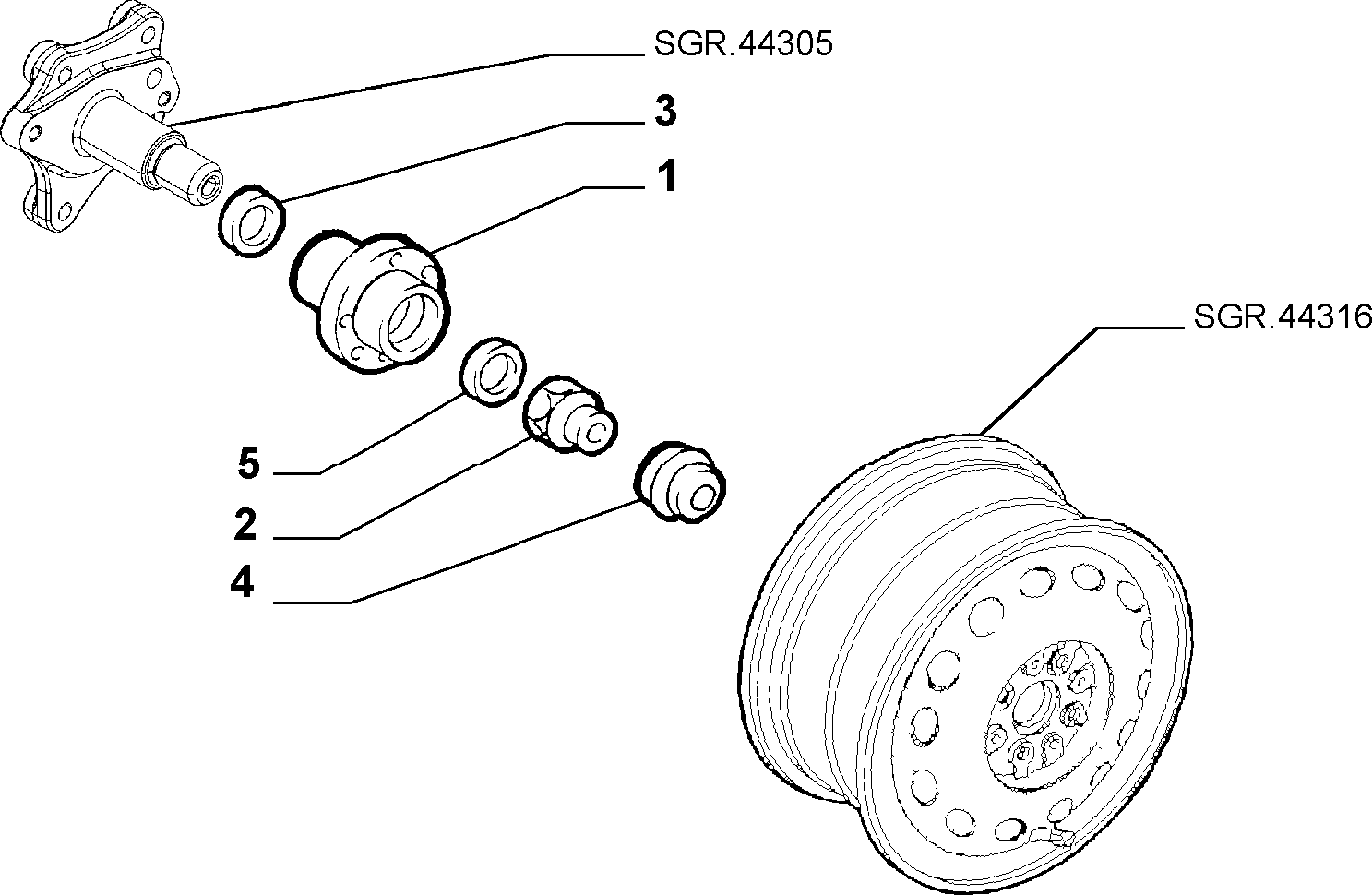 Alfa Romeo 7568587 - Riteņa rumbas gultņa komplekts ps1.lv