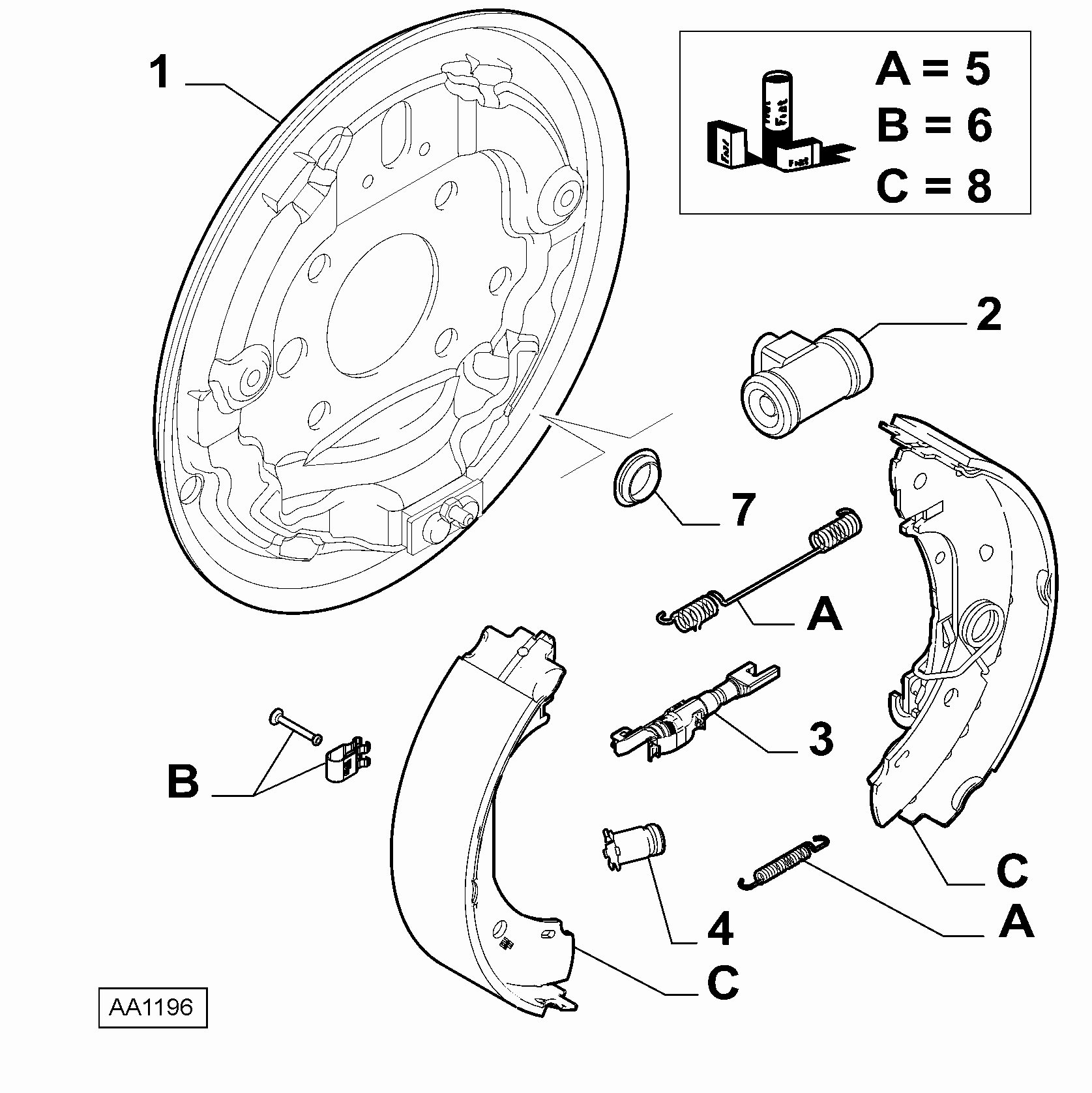 Alfarome/Fiat/Lanci 77362444 - Regulators, Trumuļu bremzes ps1.lv