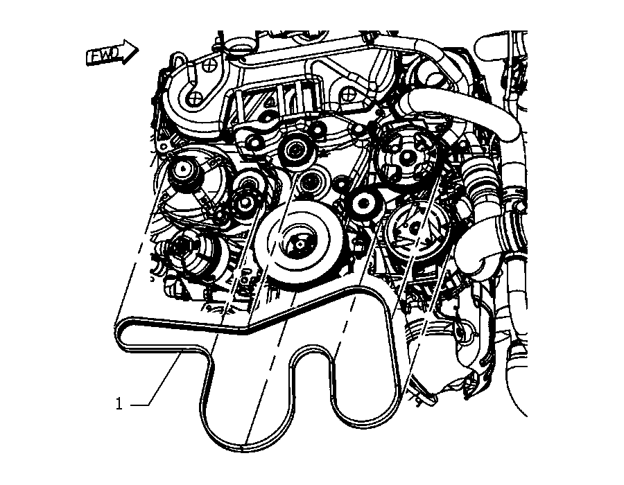 FIAT K04627095AA - Ķīļrievu siksna ps1.lv