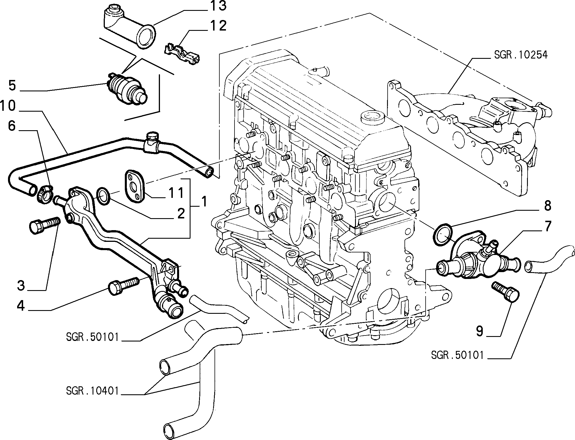 FERRARI 7588802 - Devējs, Dzesēšanas šķidruma temperatūra ps1.lv