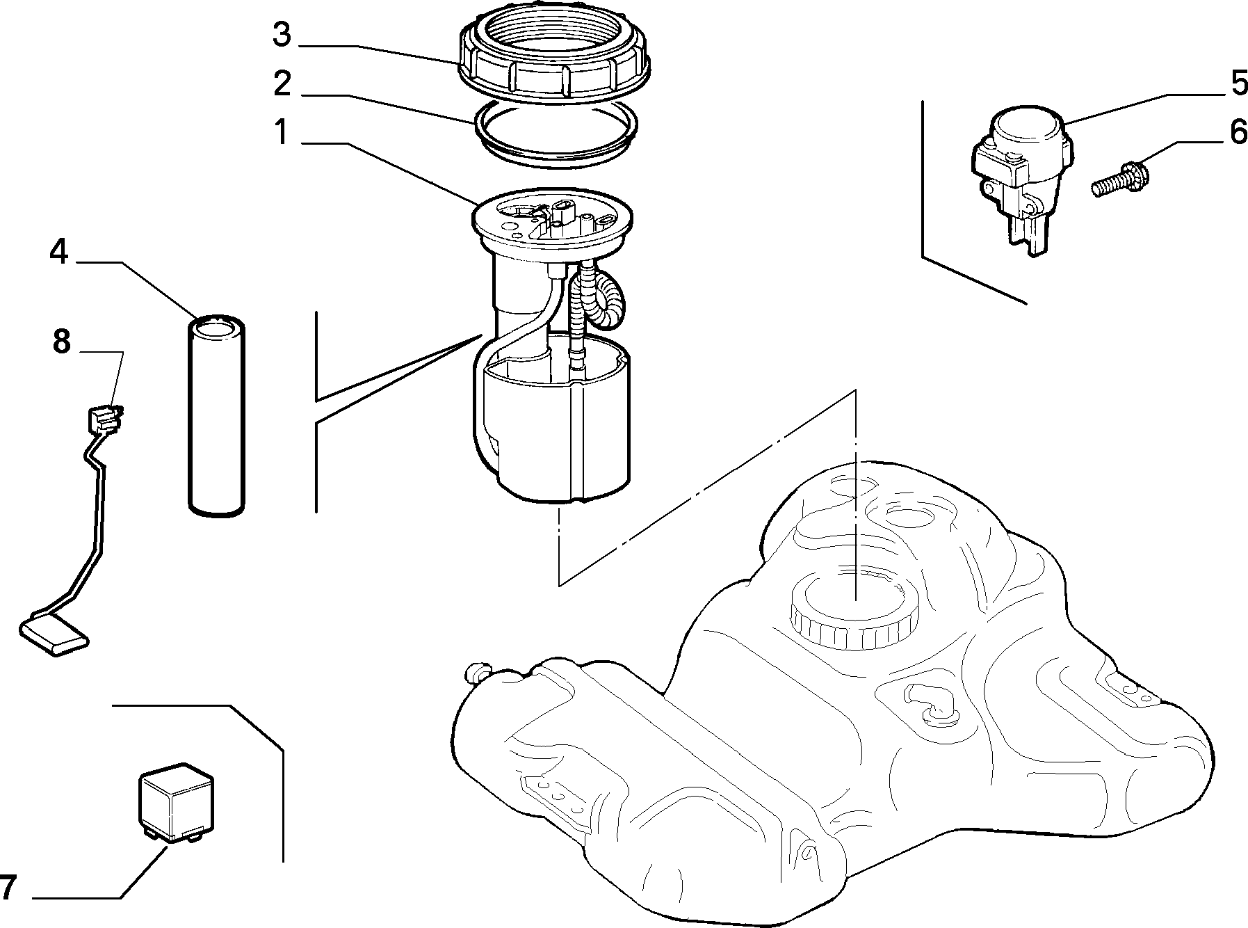 Alfa Romeo 46456432 - Degvielas sūkņa modulis ps1.lv