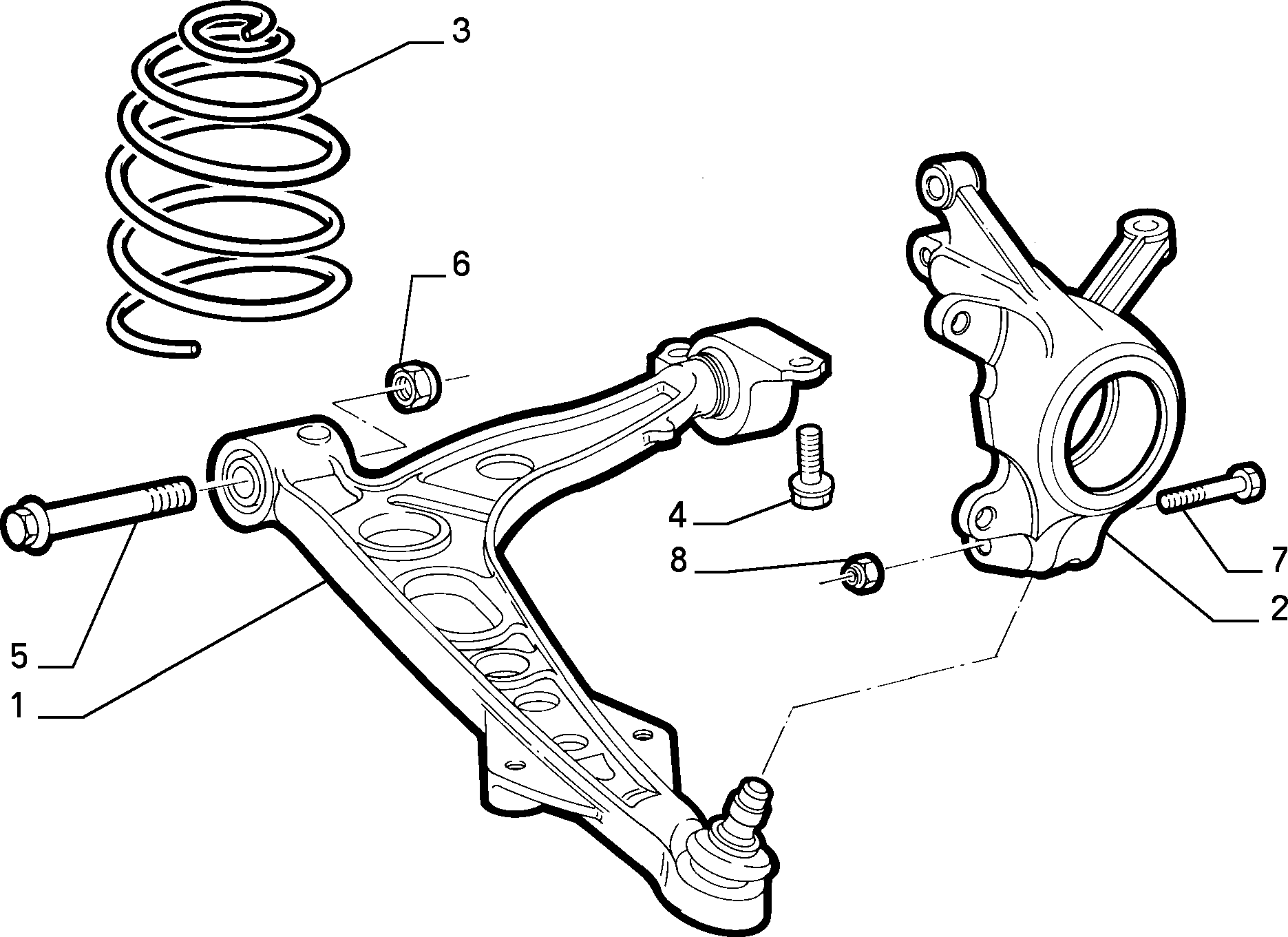 Innocenti 46429834 - Neatkarīgās balstiekārtas svira, Riteņa piekare ps1.lv