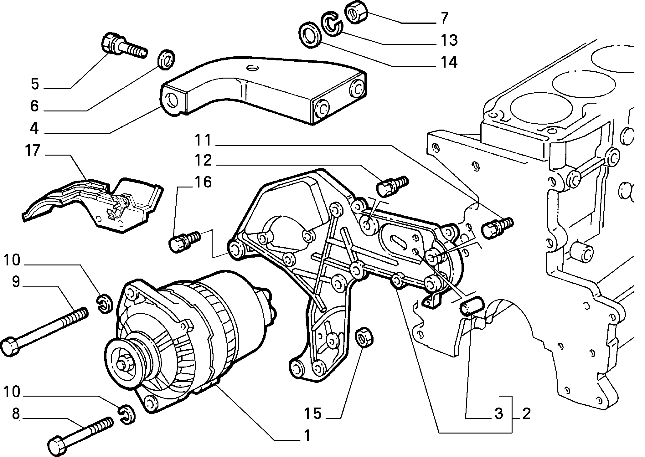 Lancia 46774420 - Ģenerators ps1.lv