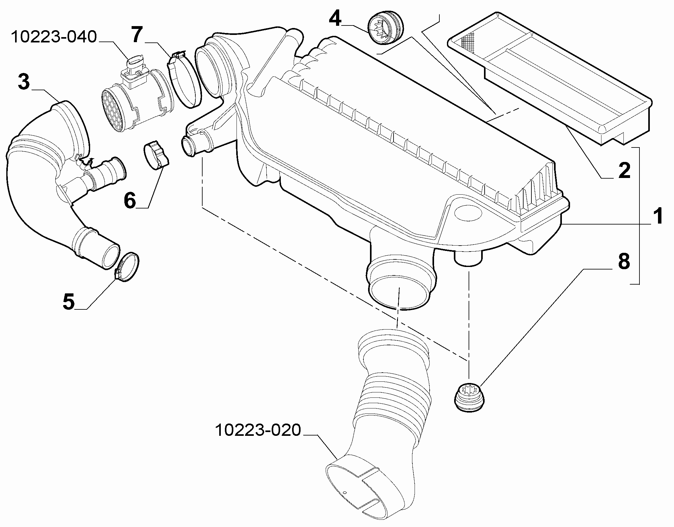 FIAT 51901760 - Gaisa filtrs ps1.lv