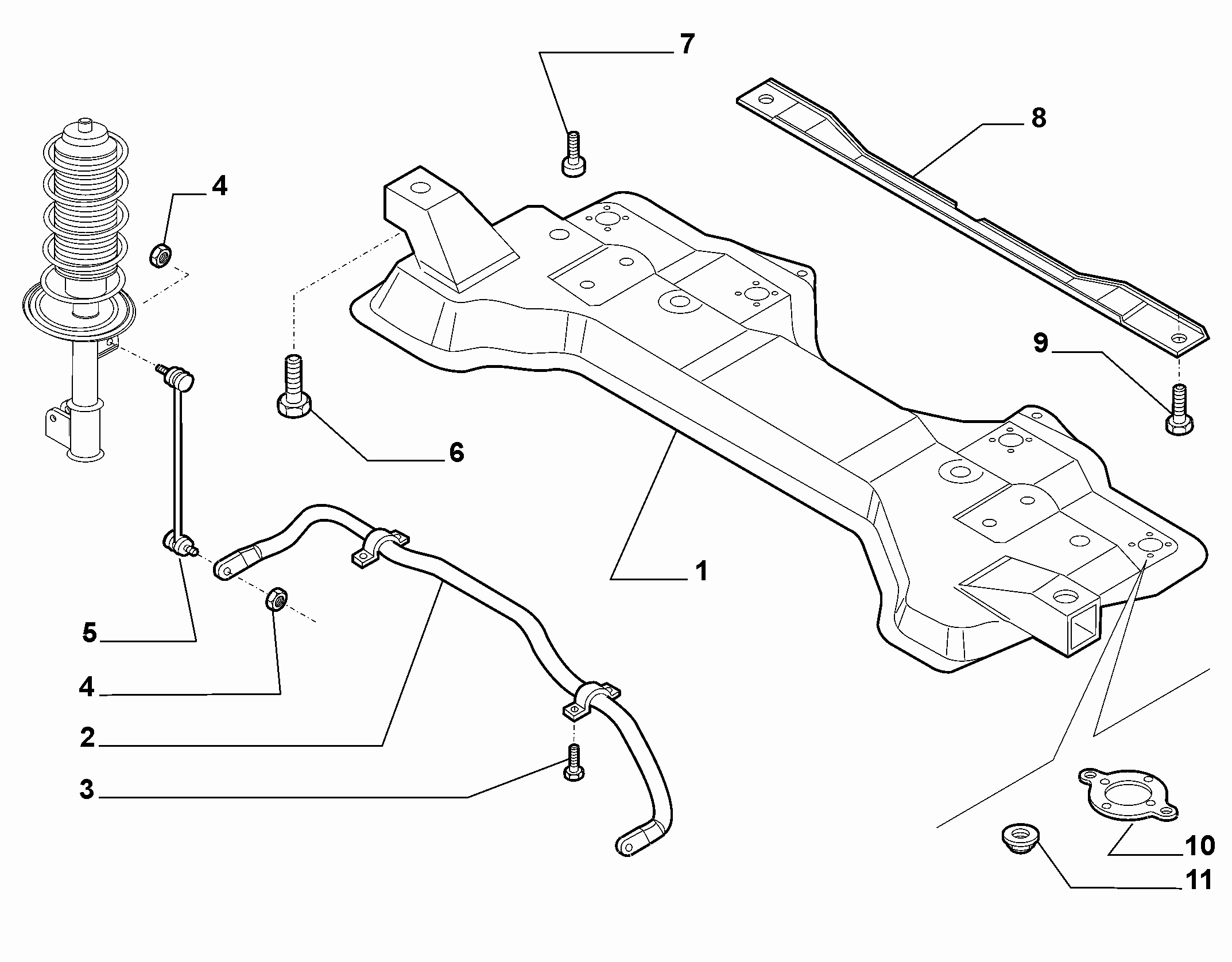 Alfa Romeo 50515276 - Stiepnis / Atsaite, Stabilizators ps1.lv