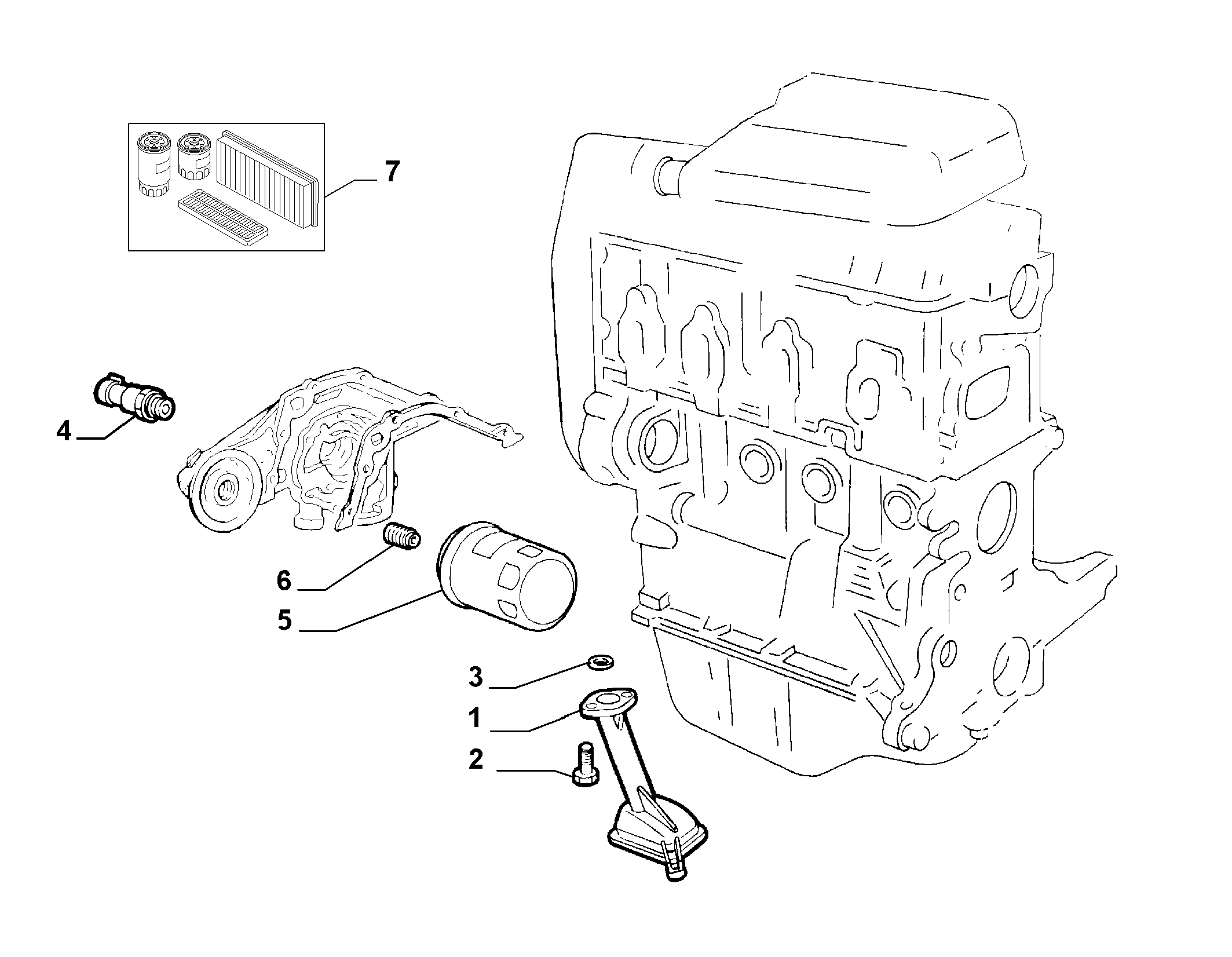 Alfarome/Fiat/Lanci 71736161 - Eļļas filtrs ps1.lv