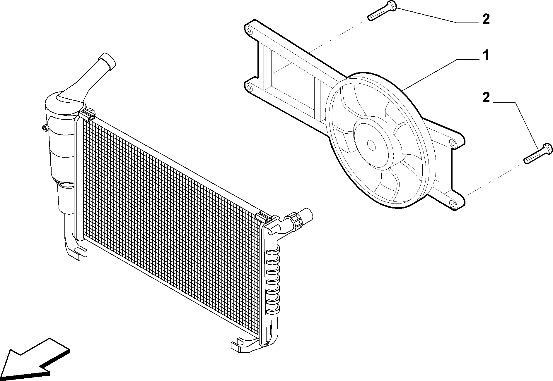 FIAT / LANCIA 51848272 - Ventilators, Motora dzesēšanas sistēma ps1.lv