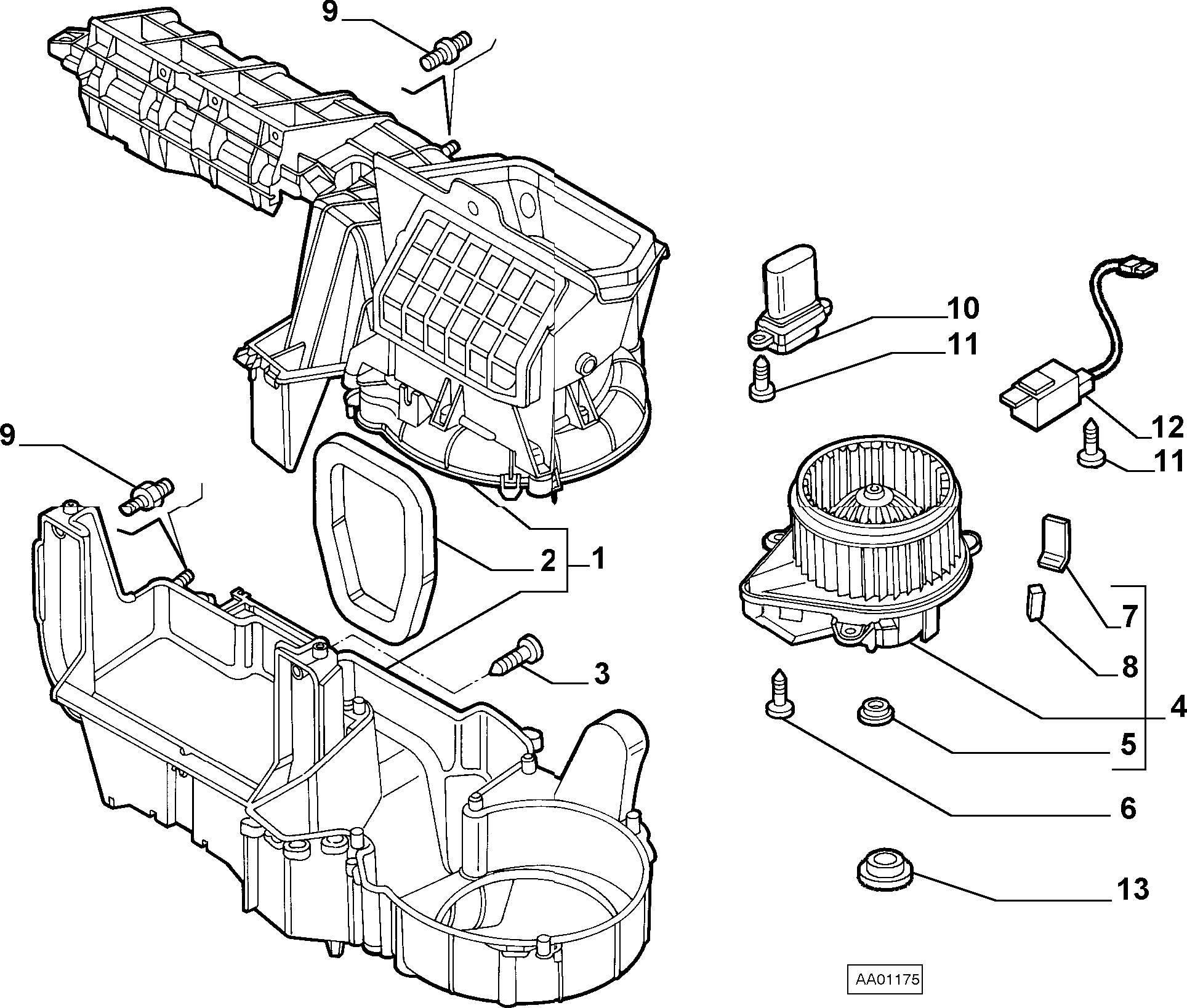 FIAT 77364715 - Rezistors, Salona ventilators ps1.lv