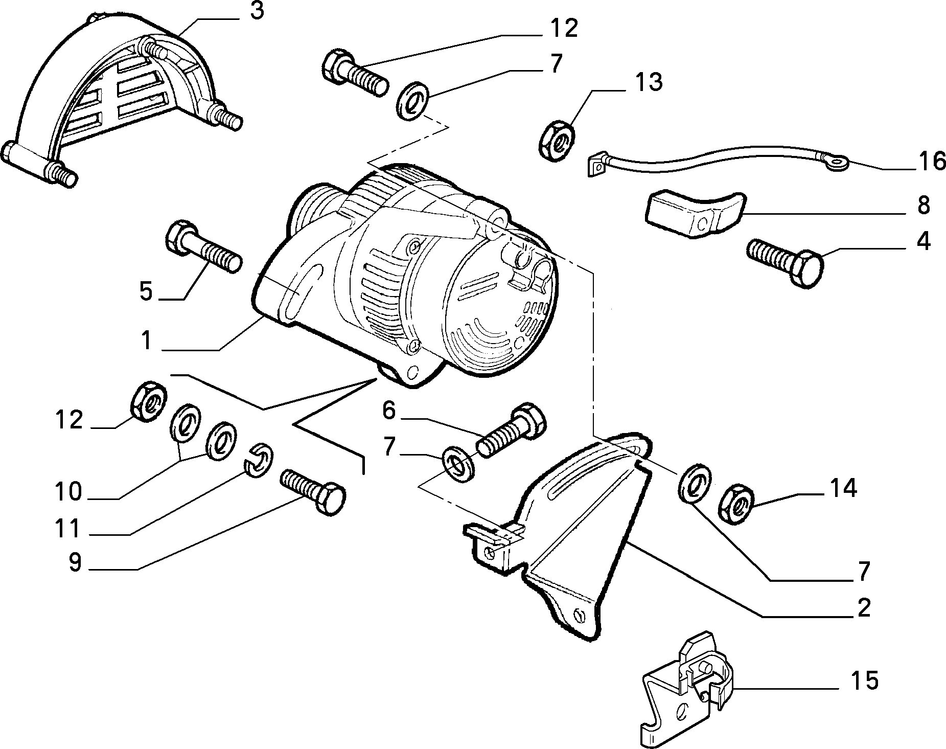 Alfa Romeo 46419297 - Ģenerators ps1.lv