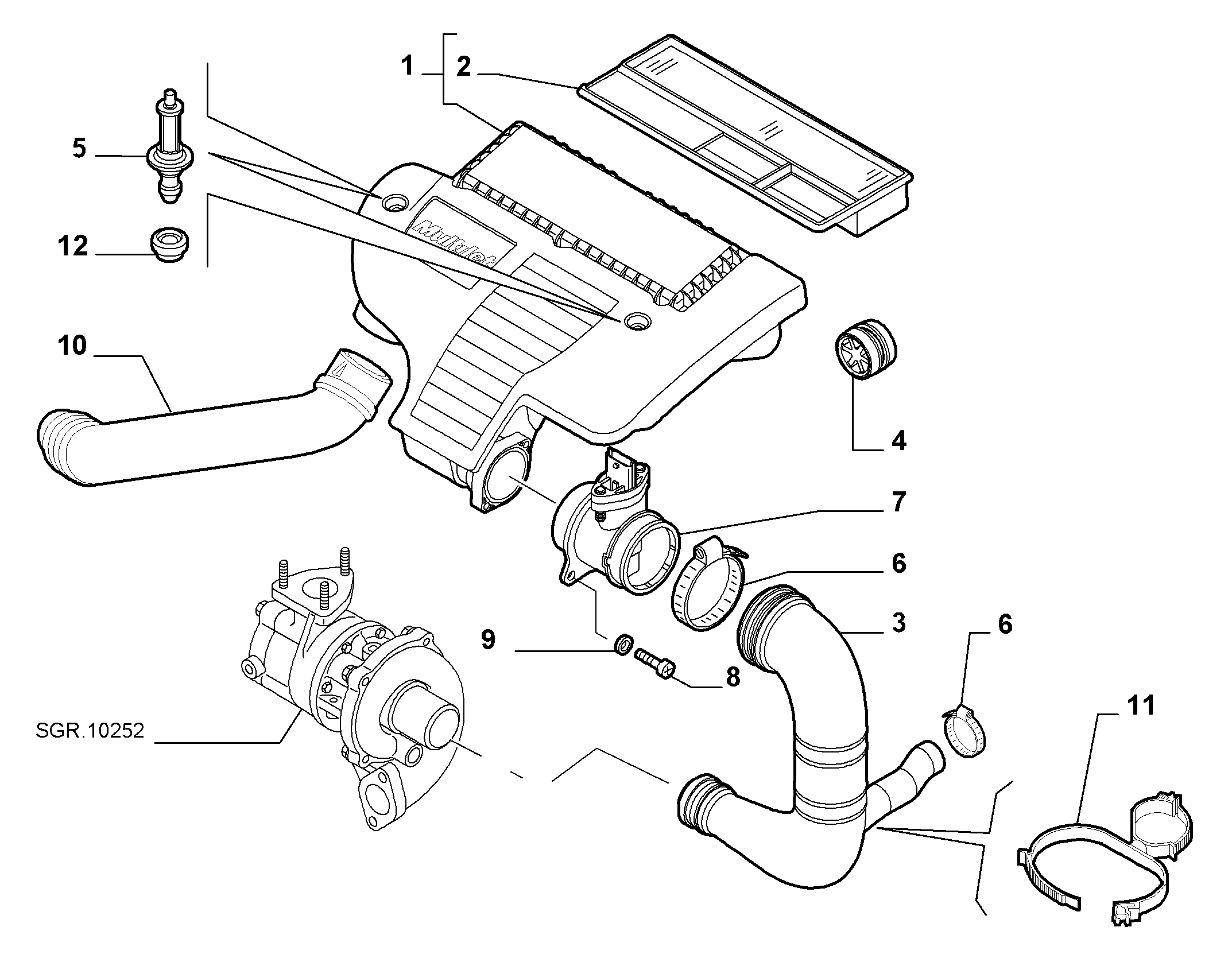 Chrysler 51775324 - Gaisa filtrs ps1.lv