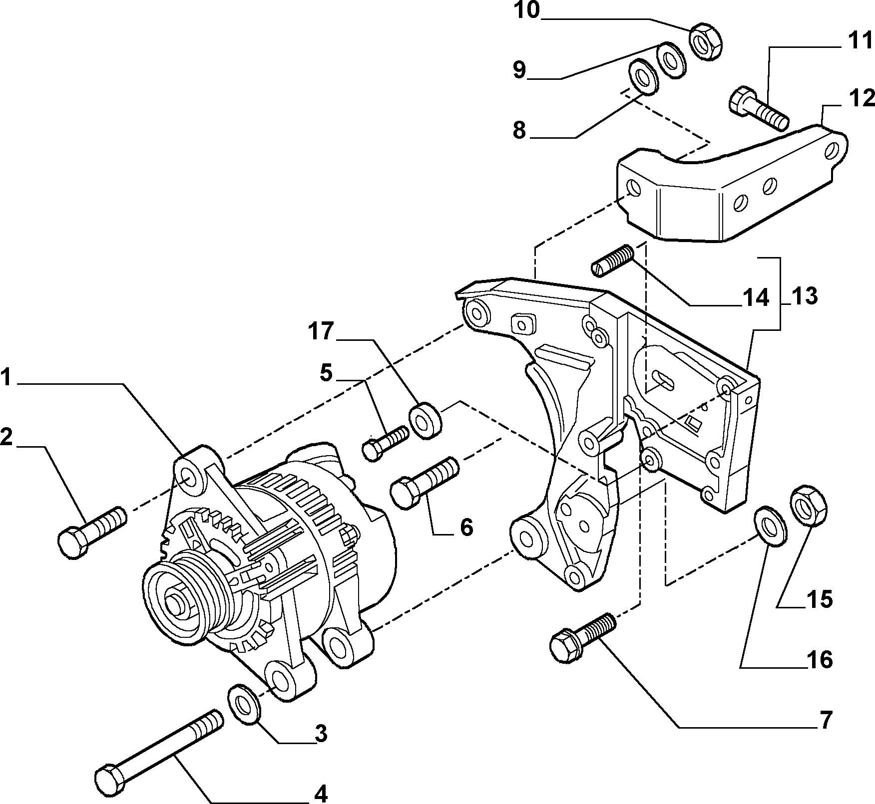 Alfa Romeo 46809068 - Ģenerators ps1.lv