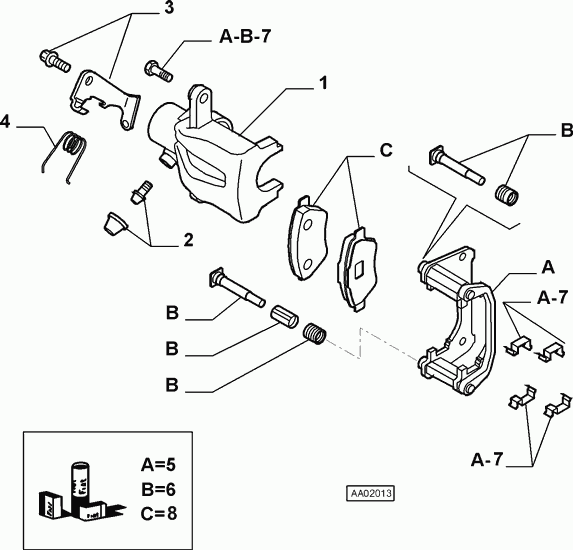 FIAT 71770061 - KIT BRAKE ACCESSORIES ps1.lv