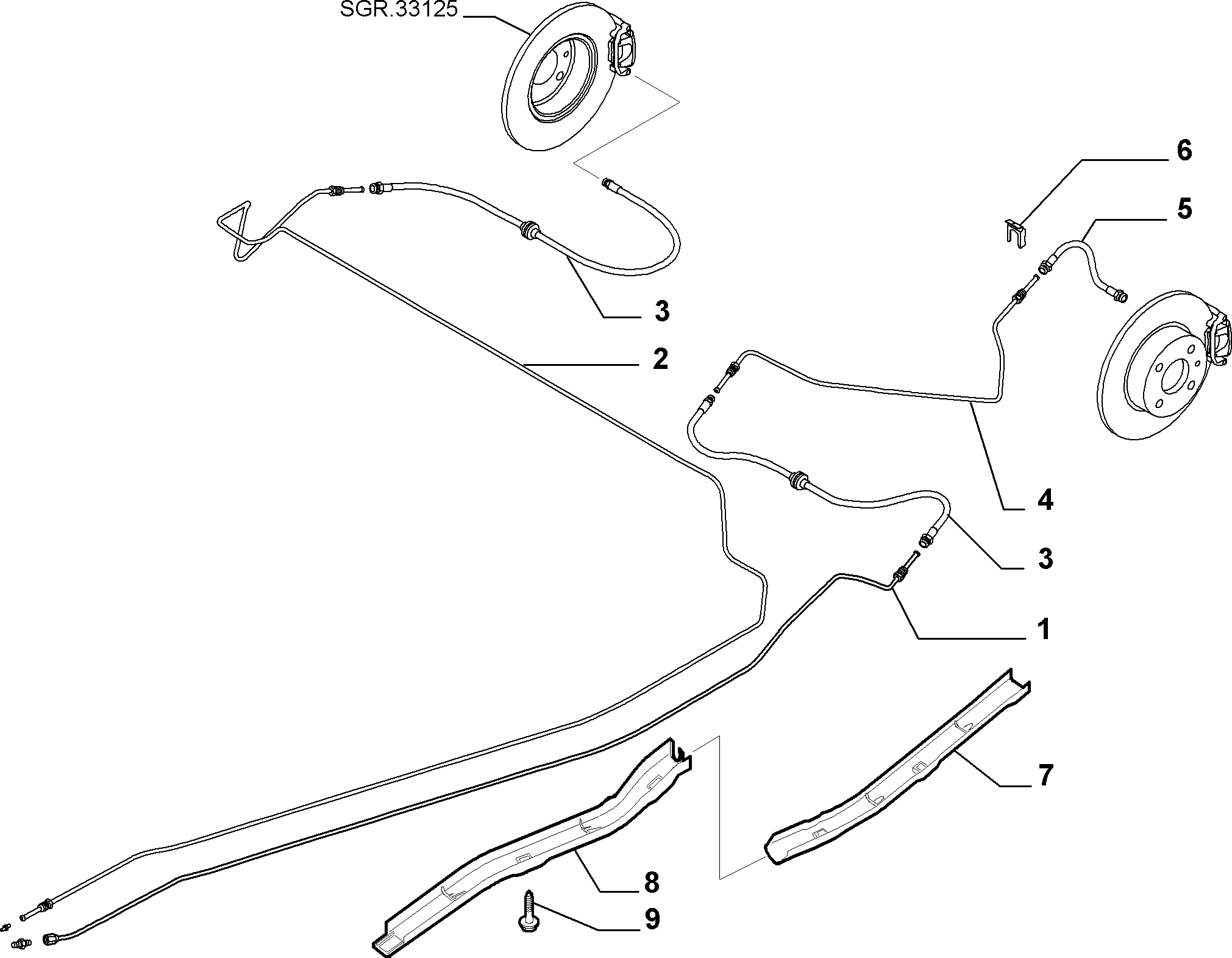 FIAT 46809898 - Bremžu šļūtene ps1.lv