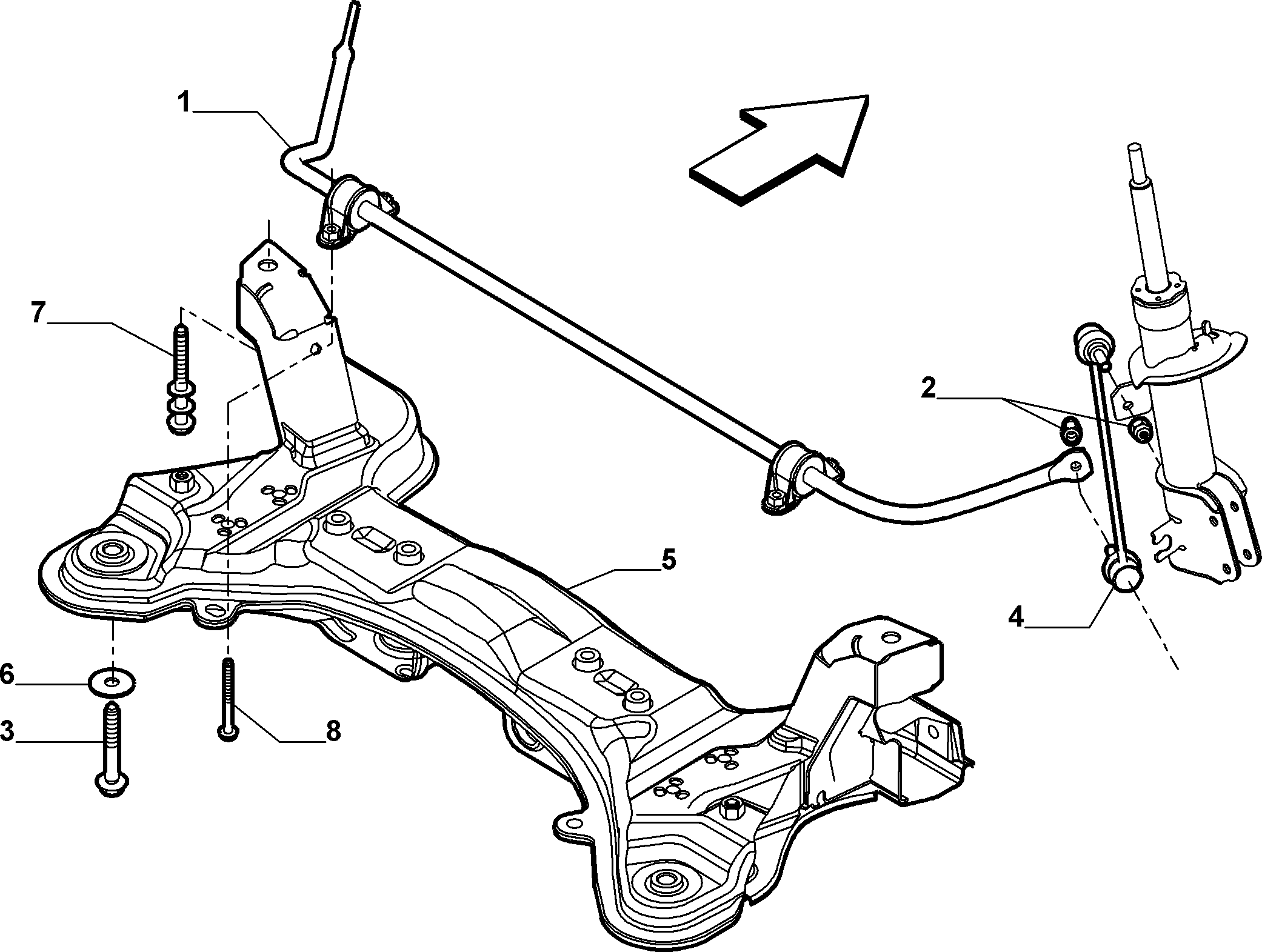 FIAT 50700941 - Stiepnis / Atsaite, Stabilizators ps1.lv