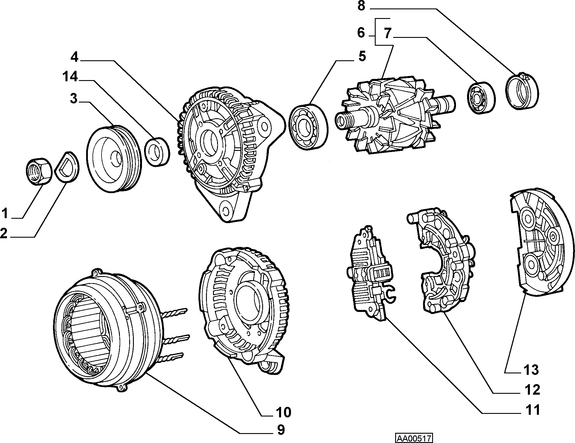 FIAT 9948481 - Drošības vāciņš, Ģenerators ps1.lv