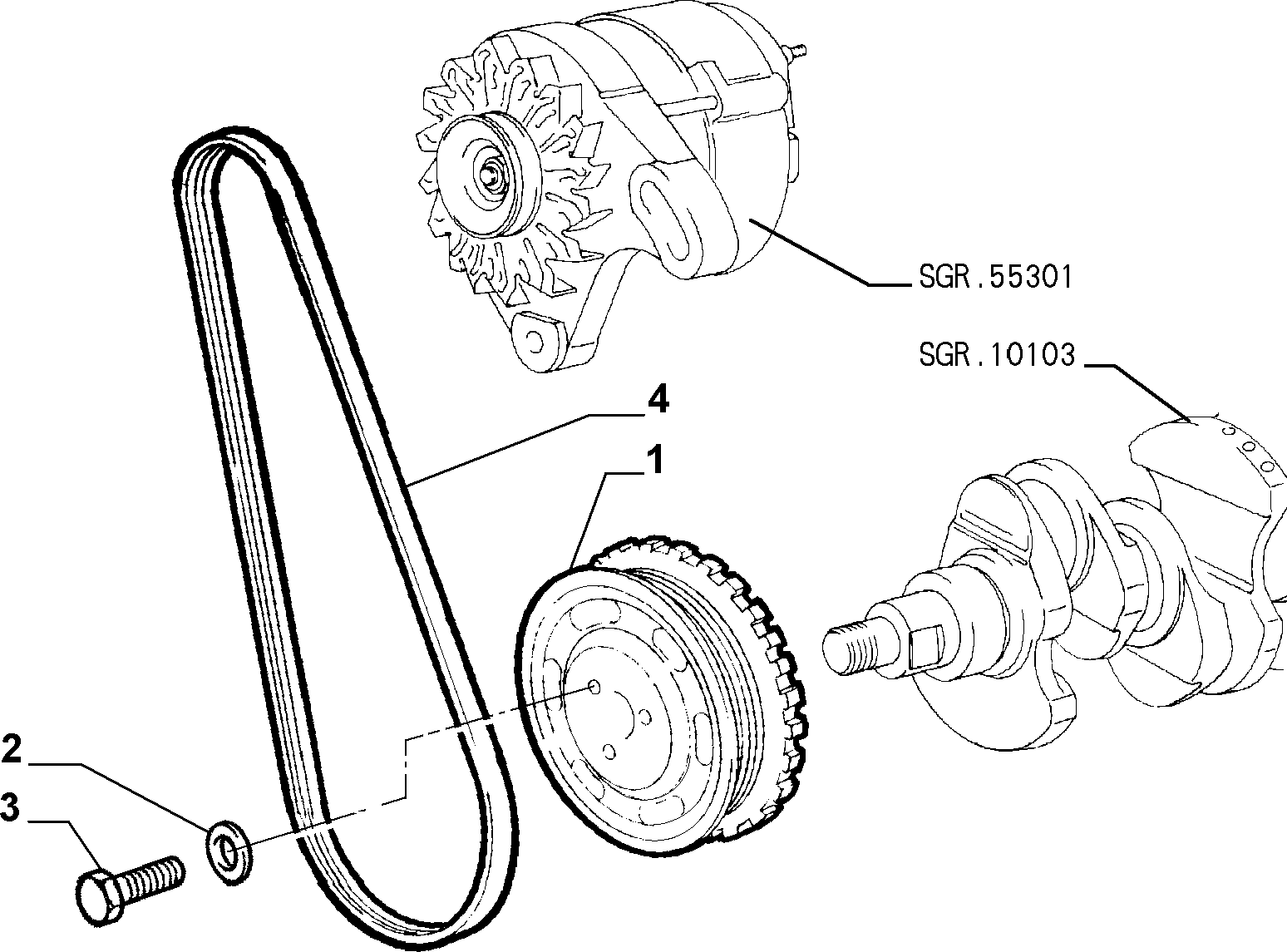 FIAT 55221257 - Ķīļrievu siksna ps1.lv