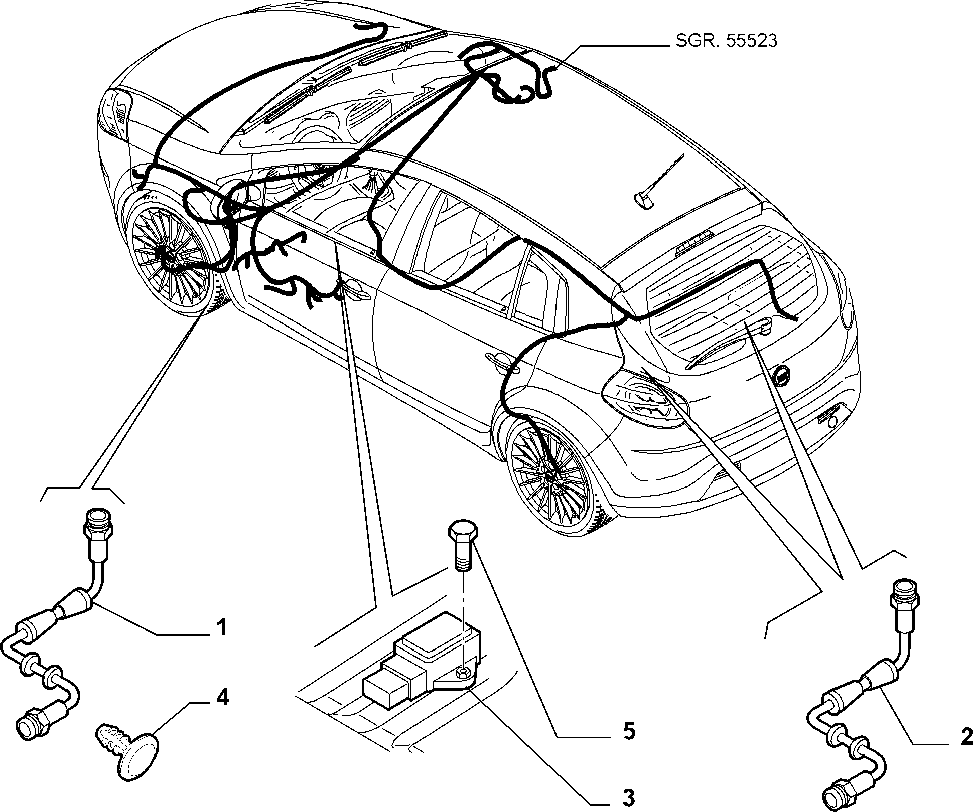 Chrysler 51792165 - Devējs, Riteņu griešanās ātrums ps1.lv