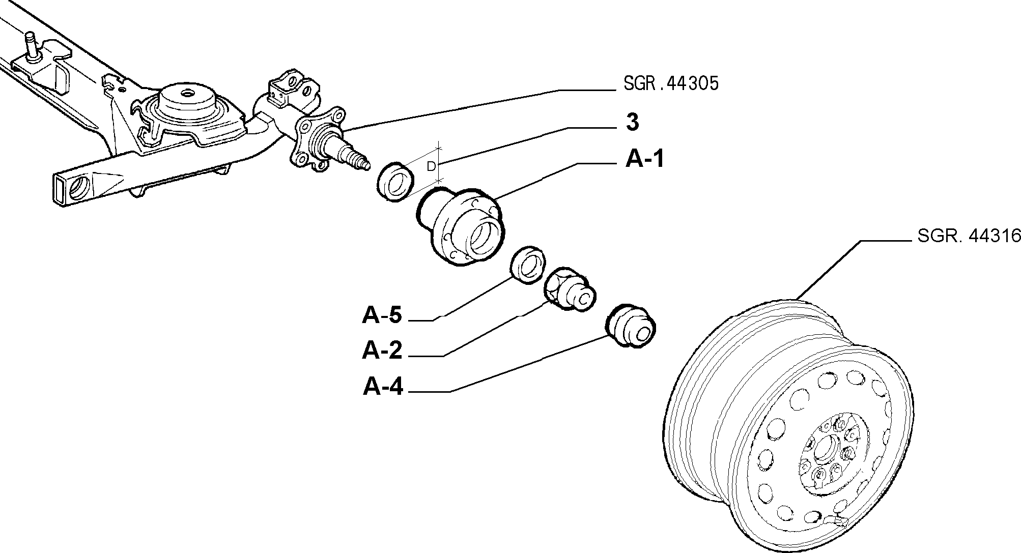 Alfa Romeo 7688978 - Riteņa rumbas gultņa komplekts ps1.lv