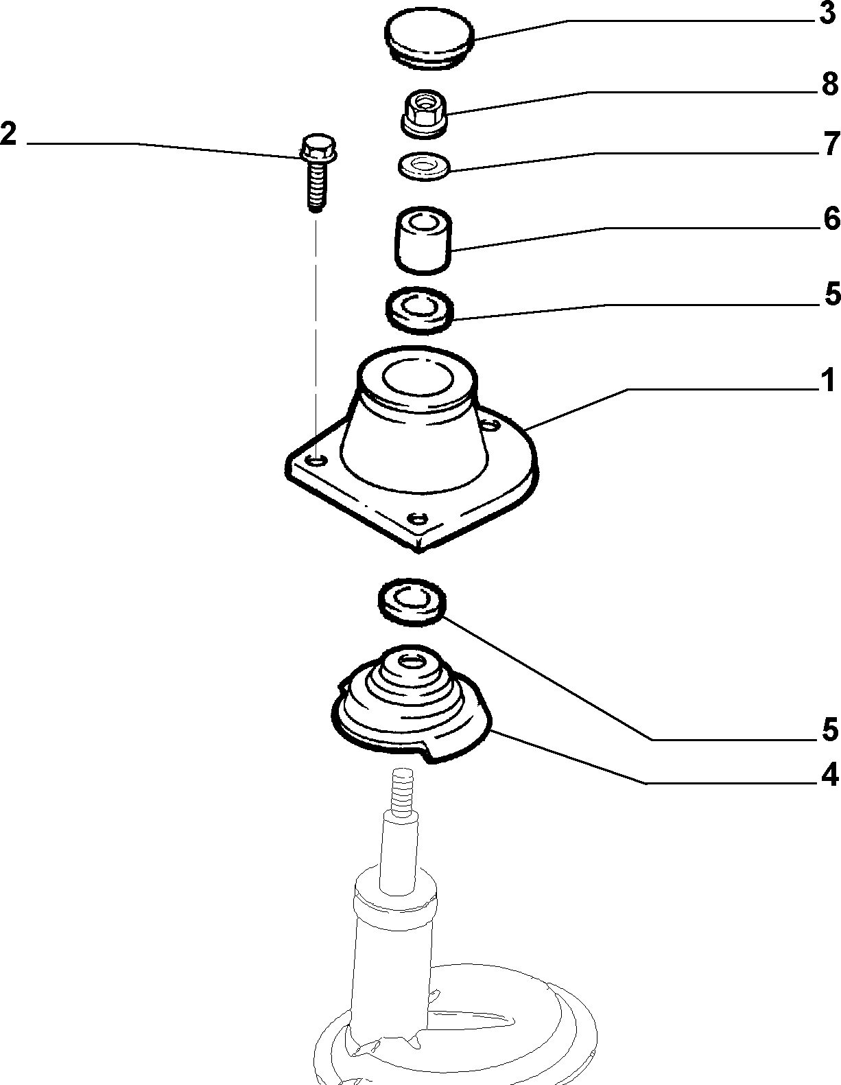 Lancia 46760673 - Amortizatora statnes balsts ps1.lv