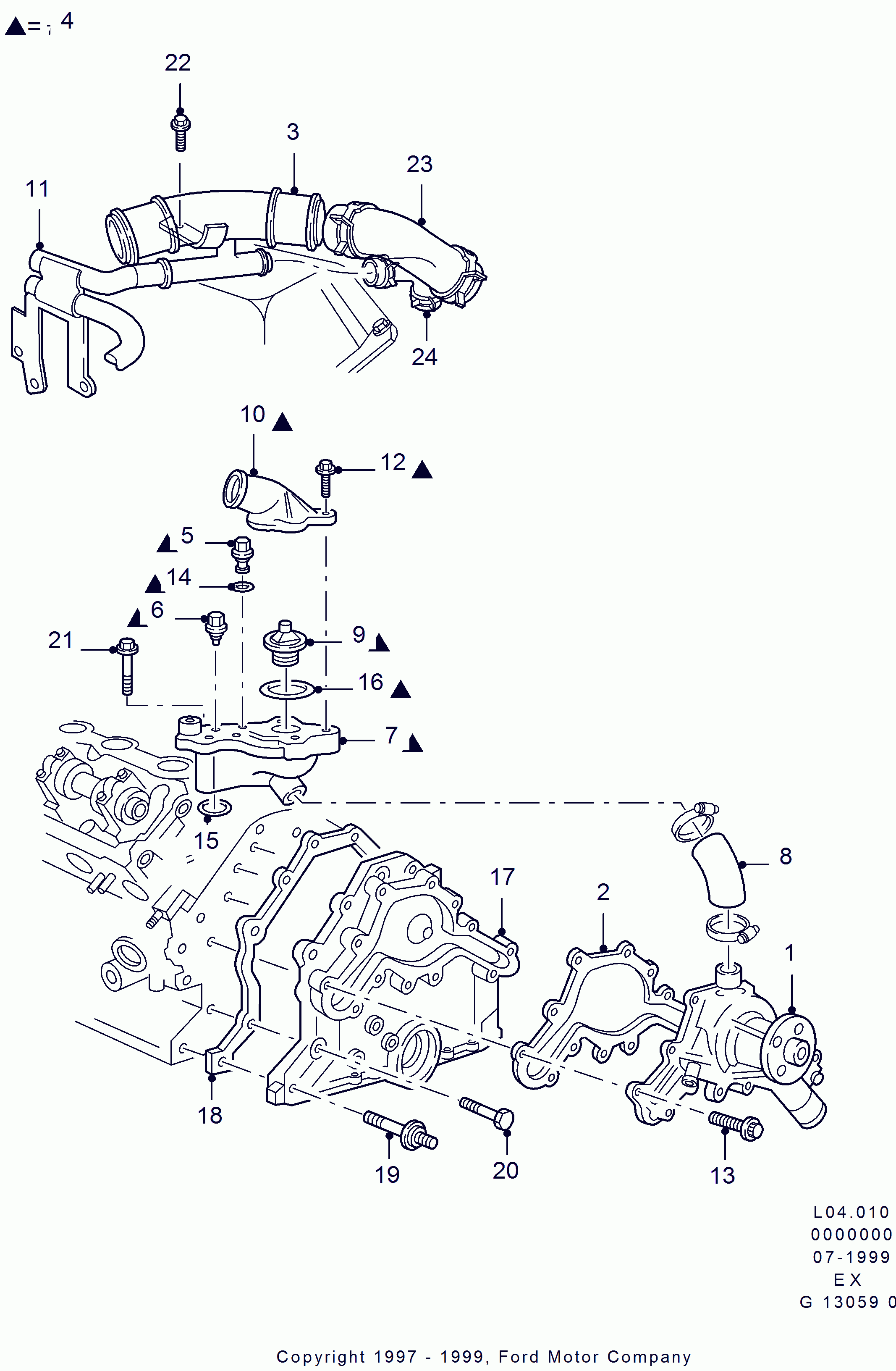 FORD USA 4356545 - Termostats, Dzesēšanas šķidrums ps1.lv