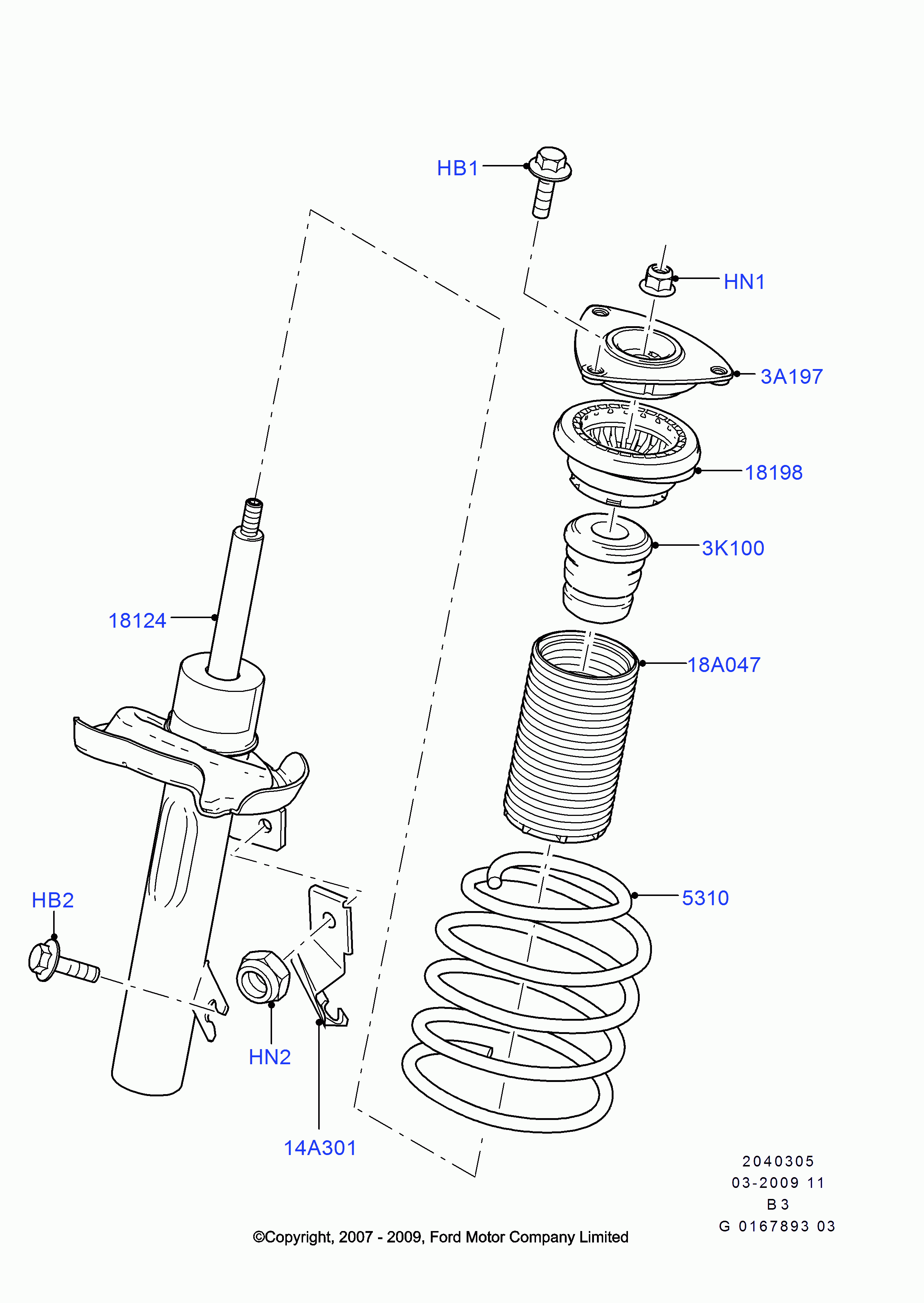 FORD 1446481 - Gājiena ierobežotājs, Atsperojums ps1.lv