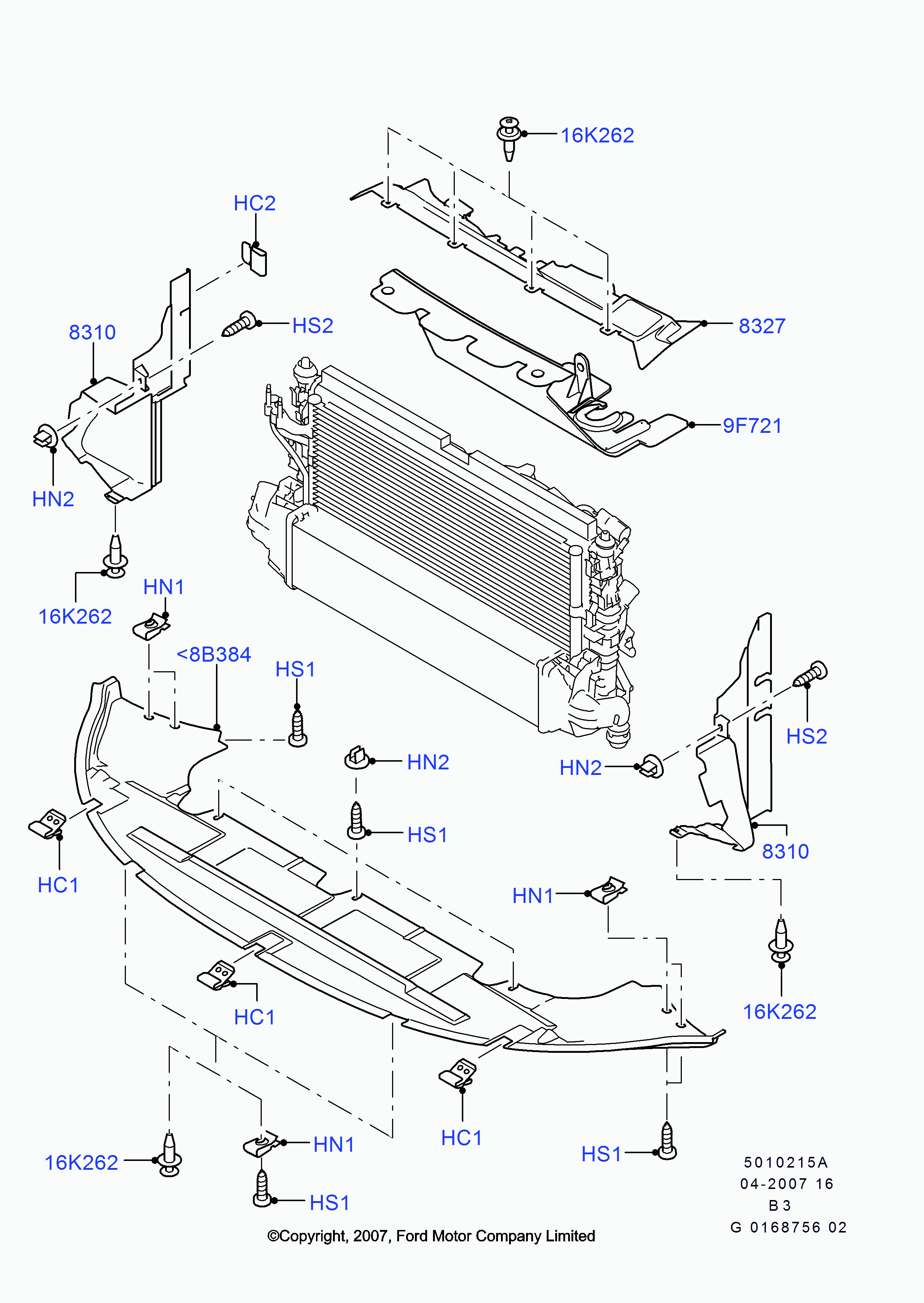 FORD 1521604 - Motora telpas izolācija ps1.lv