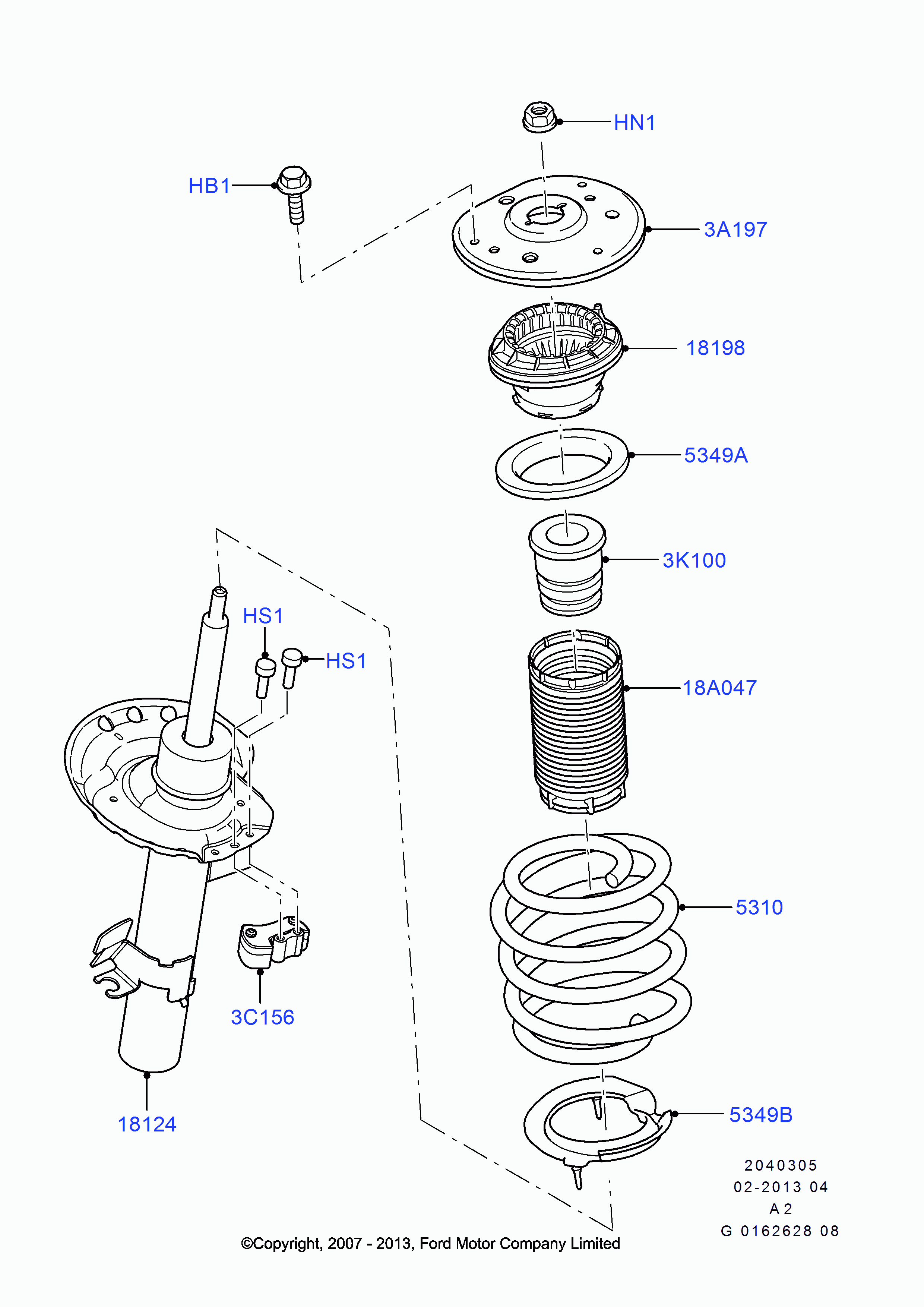 Seat 1 761 001 - Amortizatora statnes balsts ps1.lv