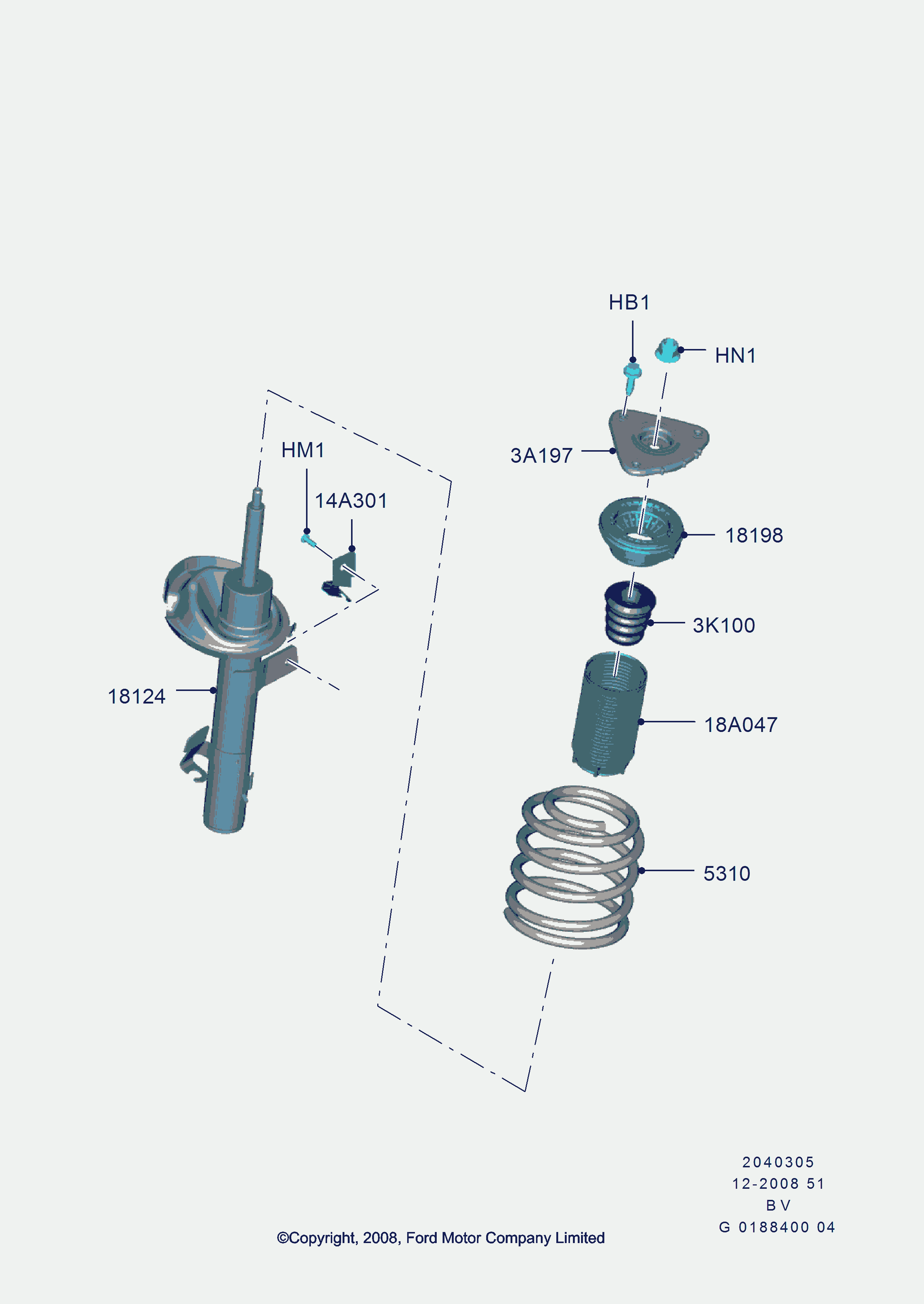 FORD 1683597 - Balstiekārtas atspere ps1.lv