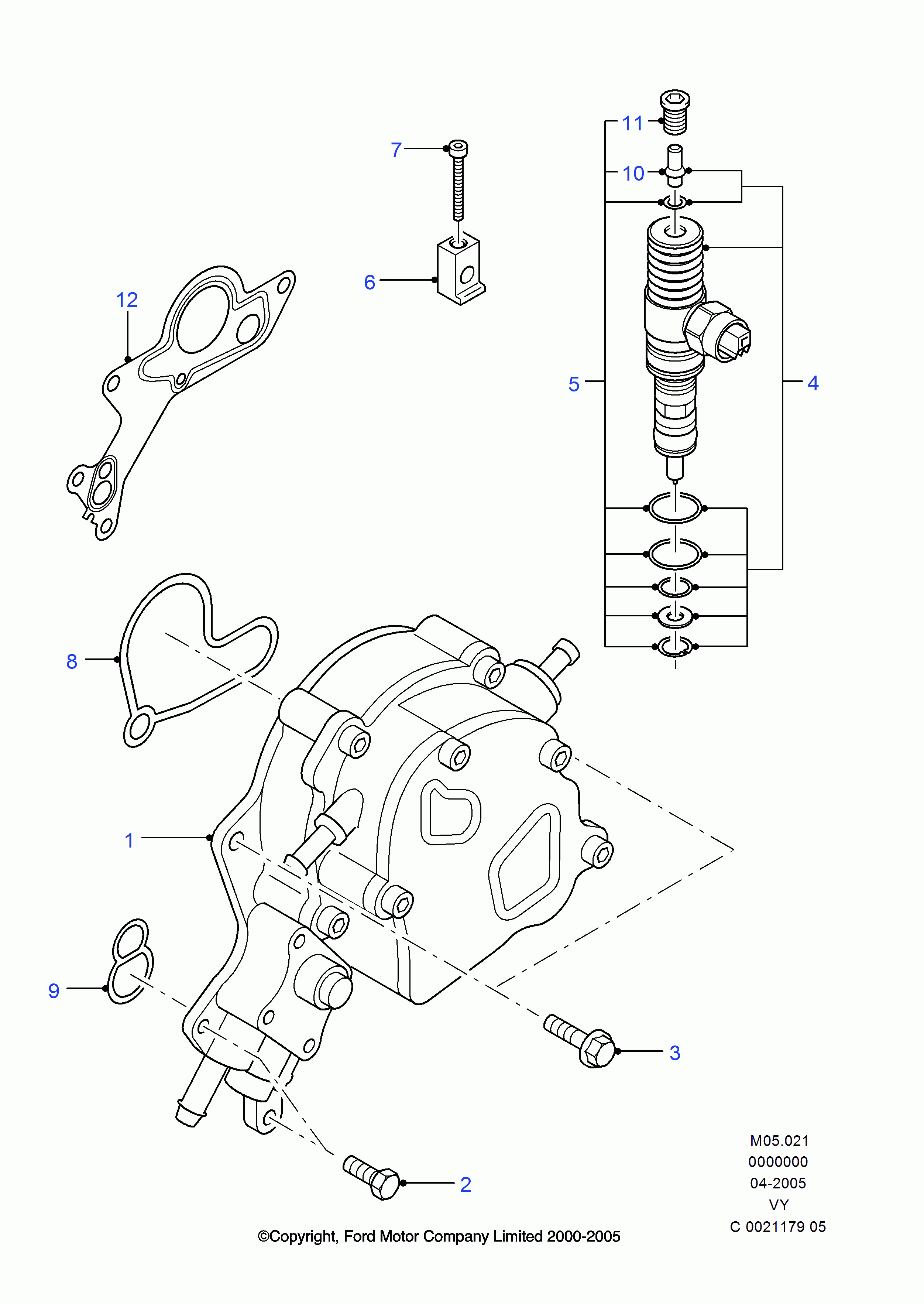 FORD 1144500 - Kit - Seal And Insert ps1.lv