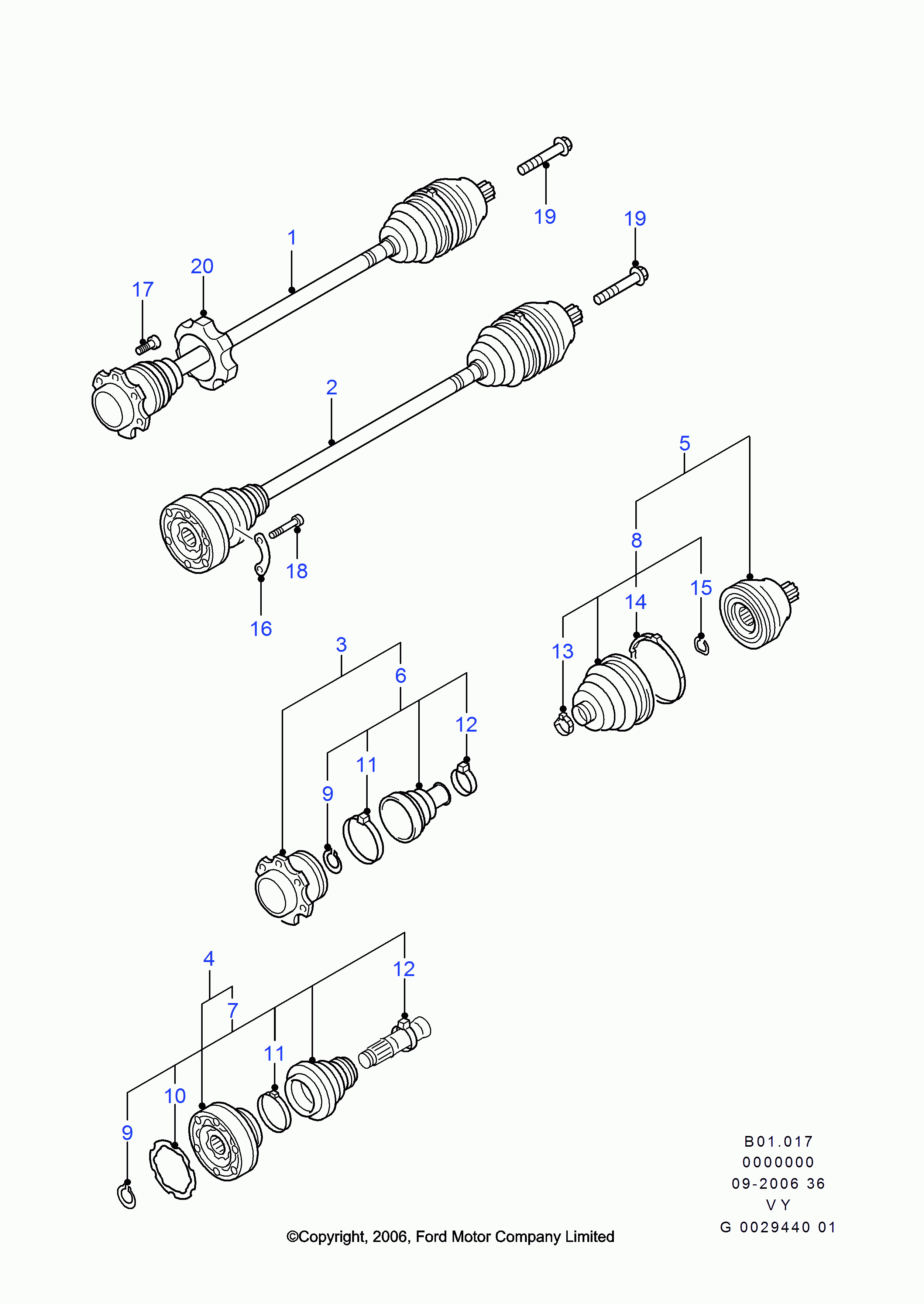 VW 1 109 786 - Putekļusargs, Piedziņas vārpsta ps1.lv