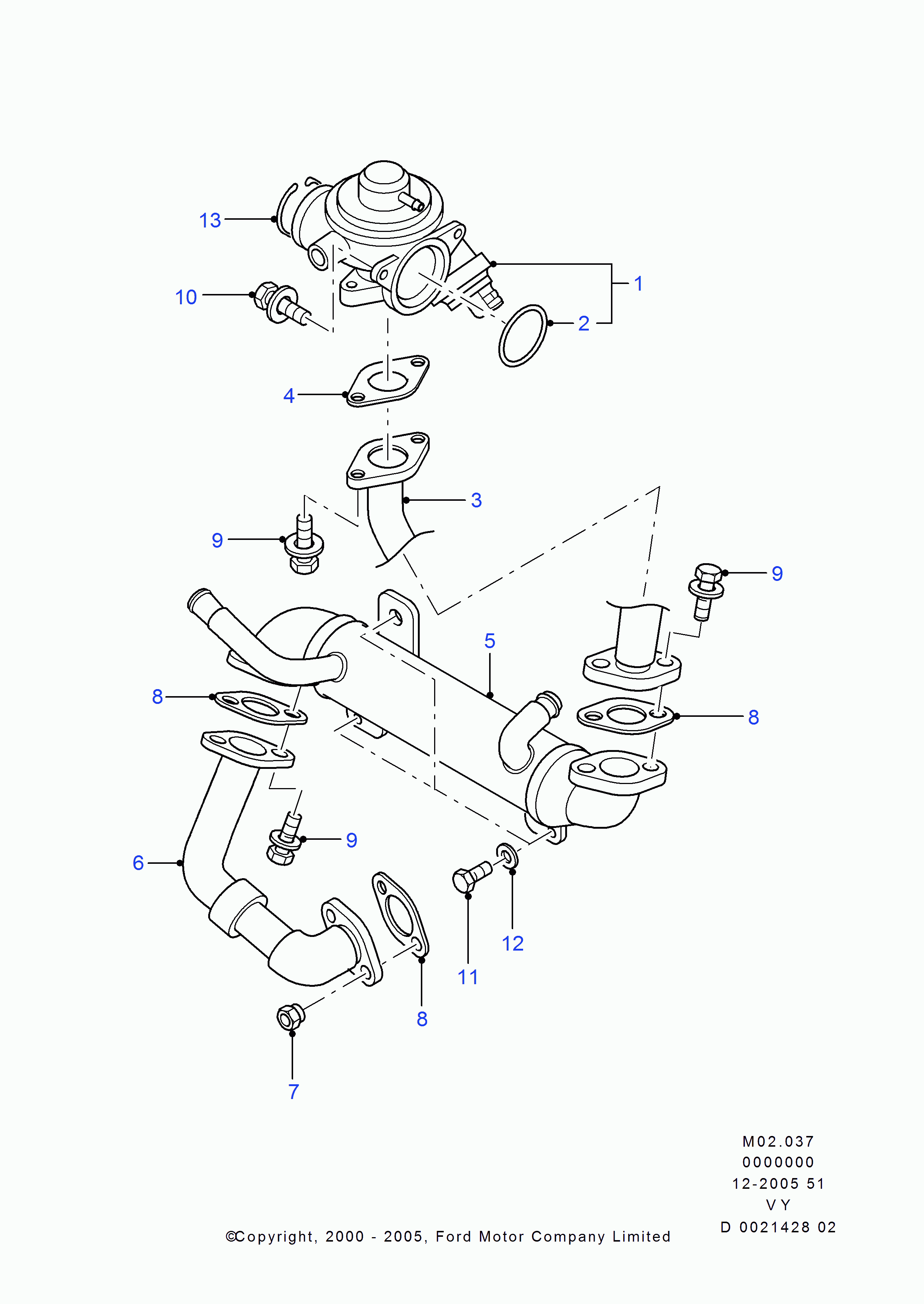 AUDI 1461304 - Izpl. gāzu recirkulācijas vārsts ps1.lv