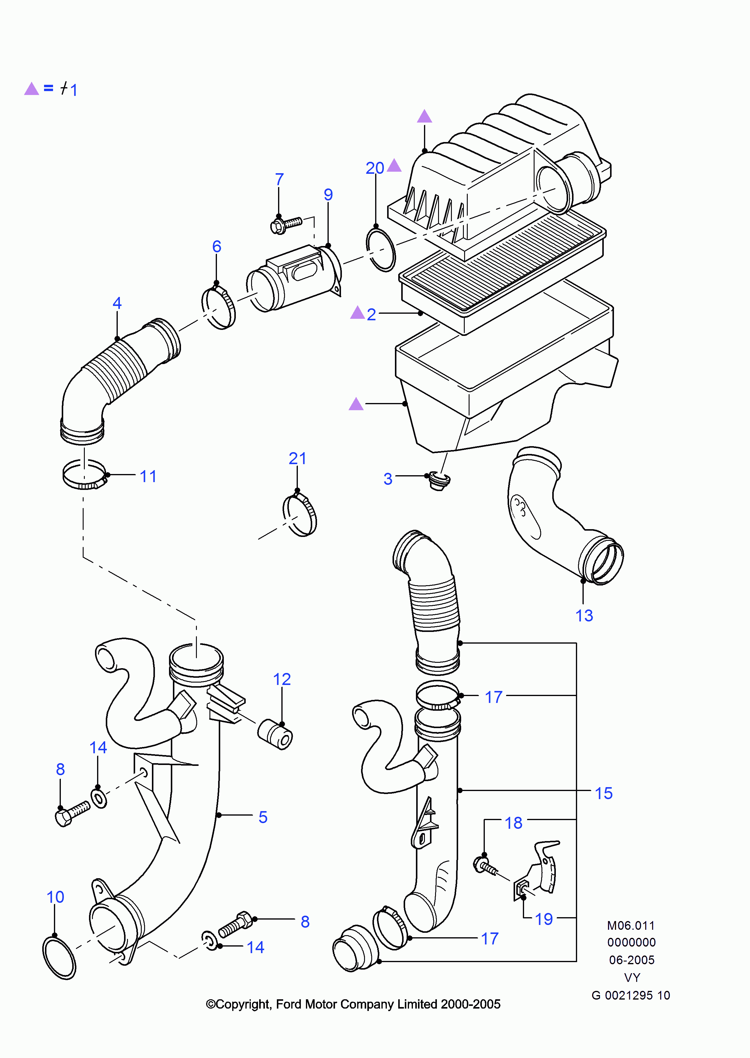 FORD 1 428 448 - Gaisa masas mērītājs ps1.lv