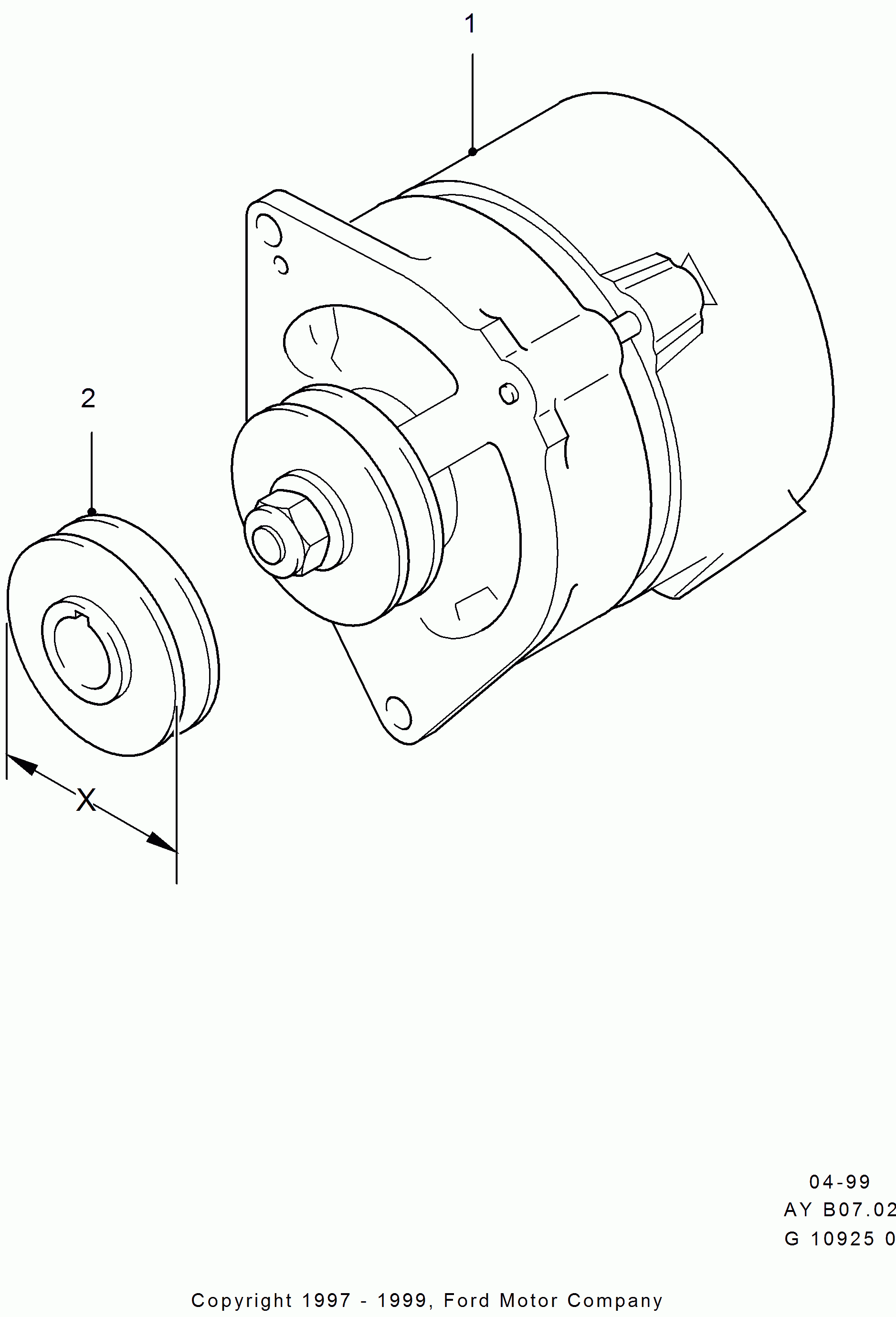 FORD 5 018 320 - Ģeneratora sprieguma regulators ps1.lv