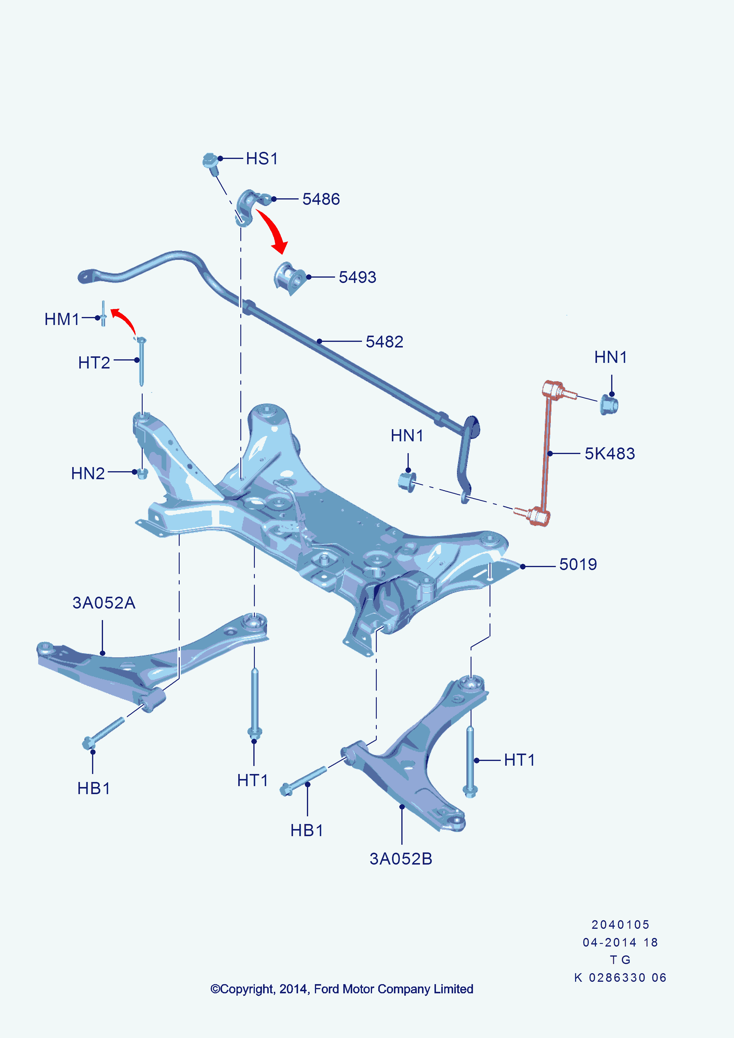 FORD 1831354 - Neatkarīgās balstiekārtas svira, Riteņa piekare ps1.lv