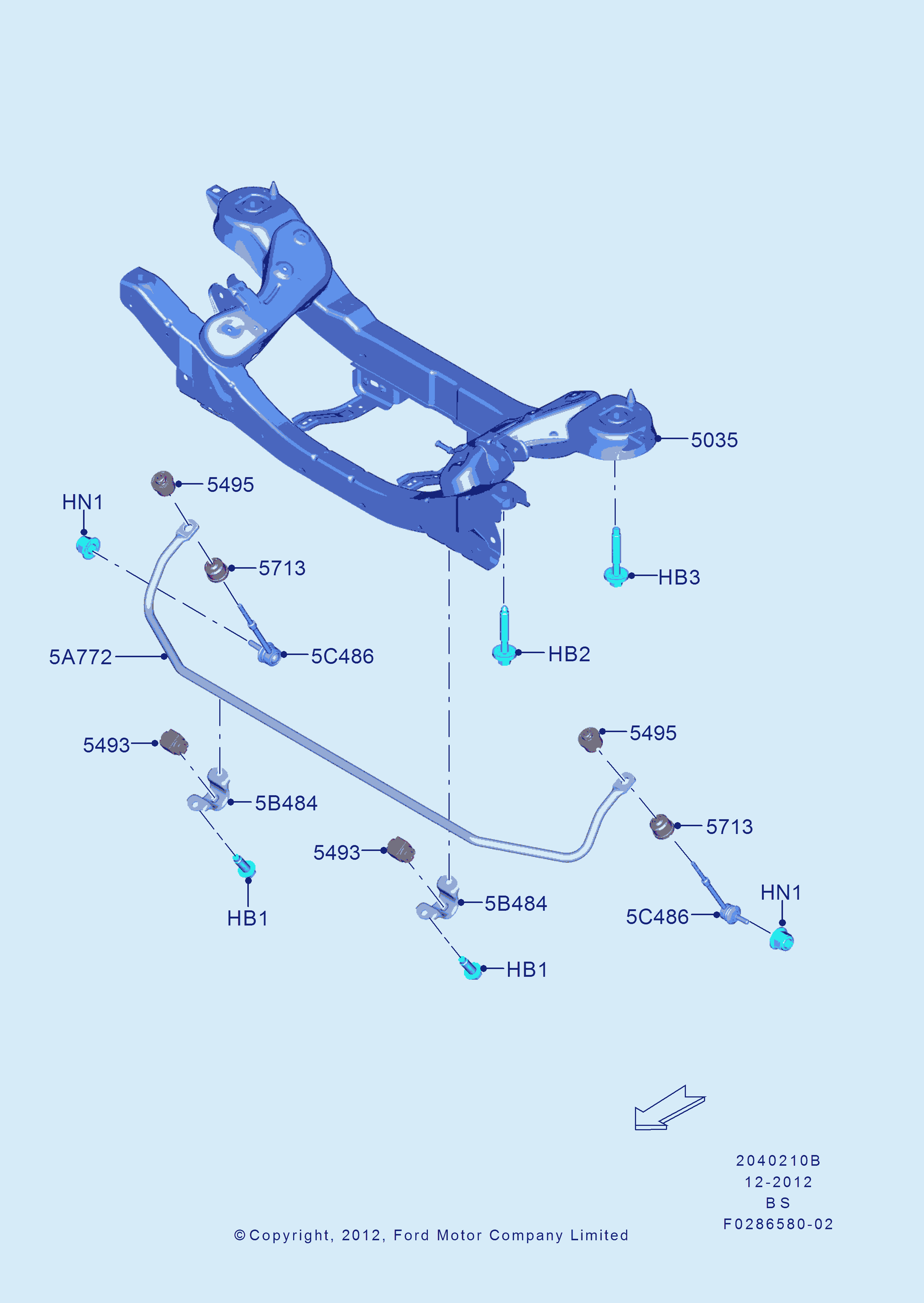 FORD 1405523 - Bukse, Stabilizators ps1.lv